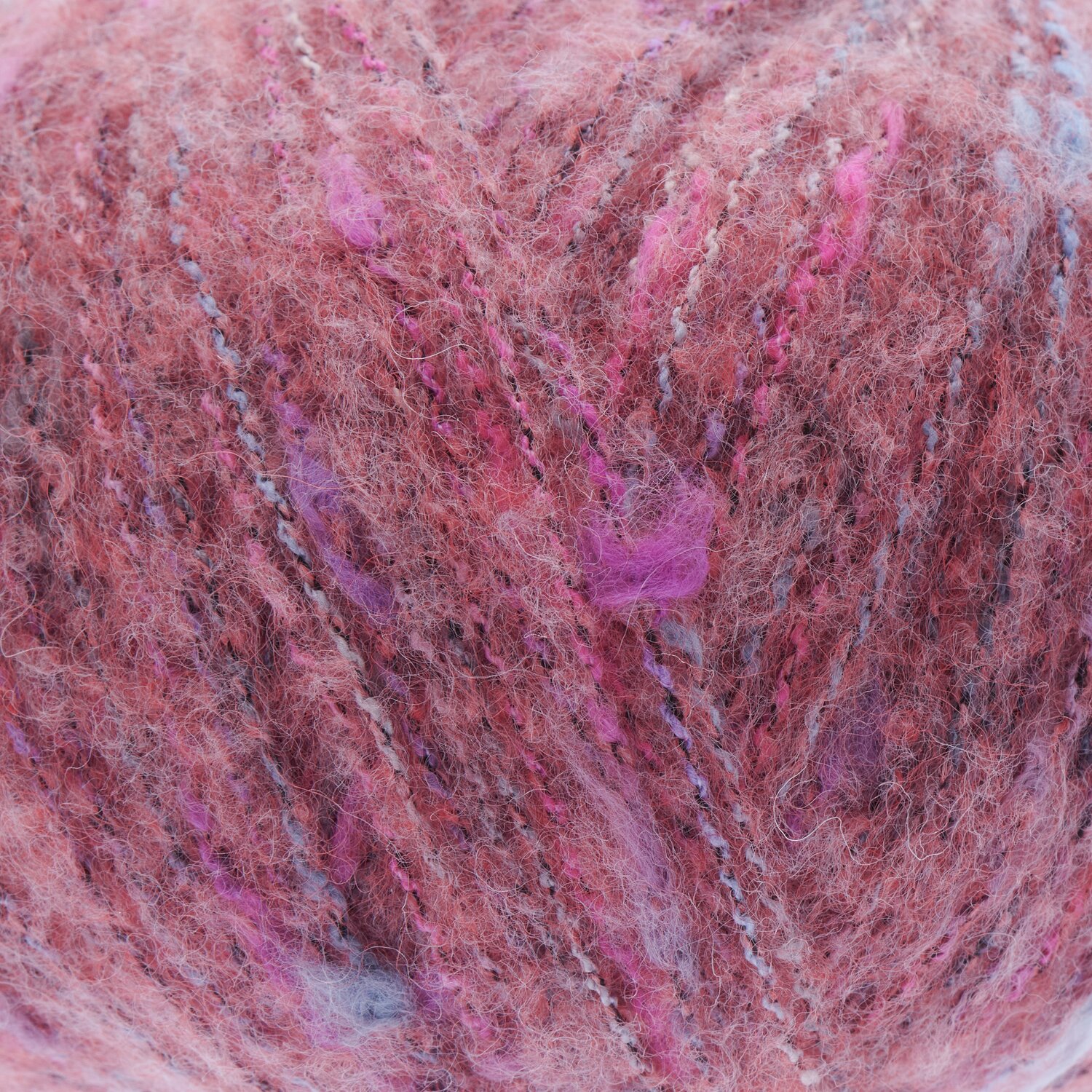 Fashion Cotton Alpaca Fun Neps 50g 215m Farbe Beere von Rico Design Fashion Cotton Alpaca Fun Neps von Rico Design: Weiches Garn in Beere mit bunten Akzenten, ideal für kreative Strickprojekte.