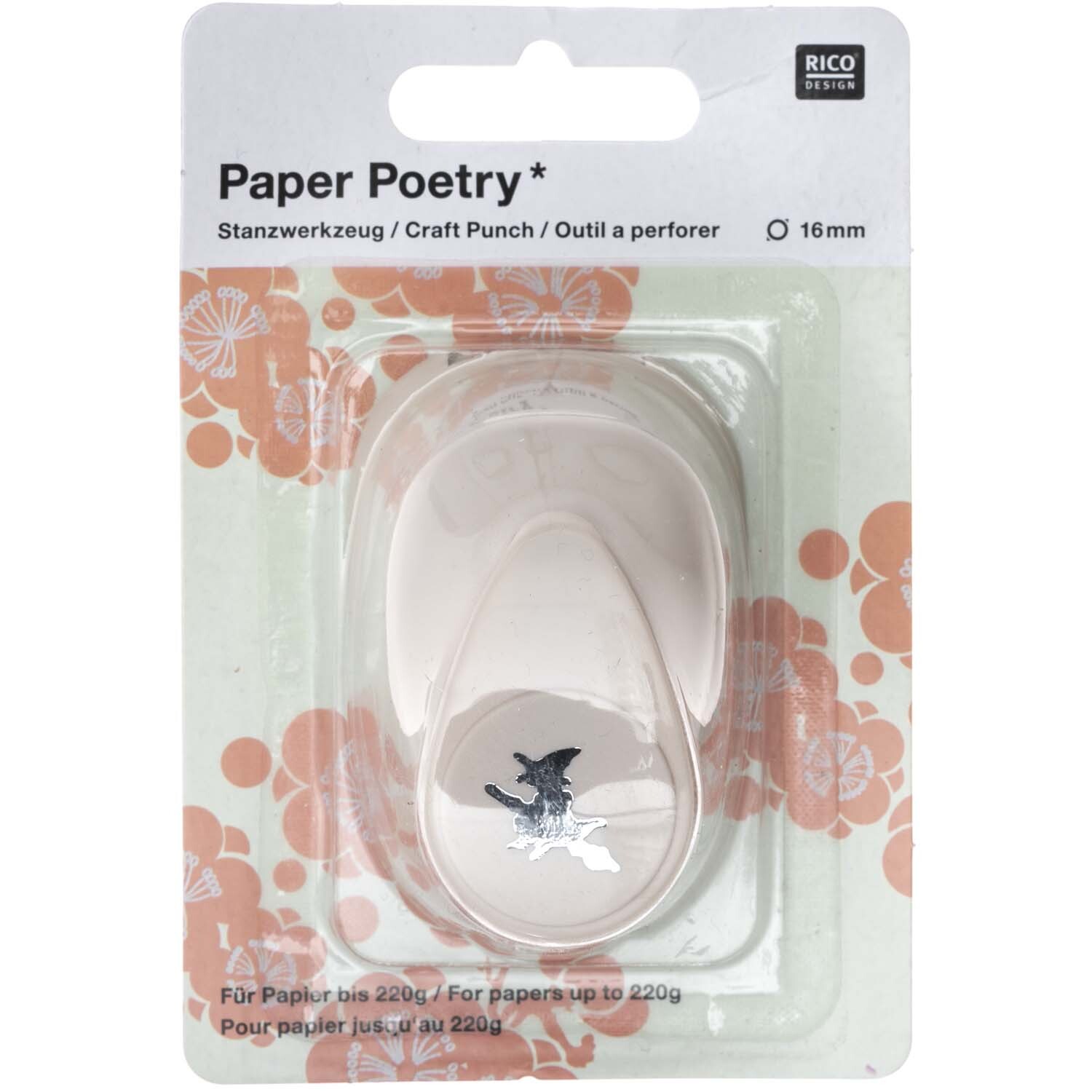 Paper Poetry Stanzer Hexe S 1,6cm von Rico Design