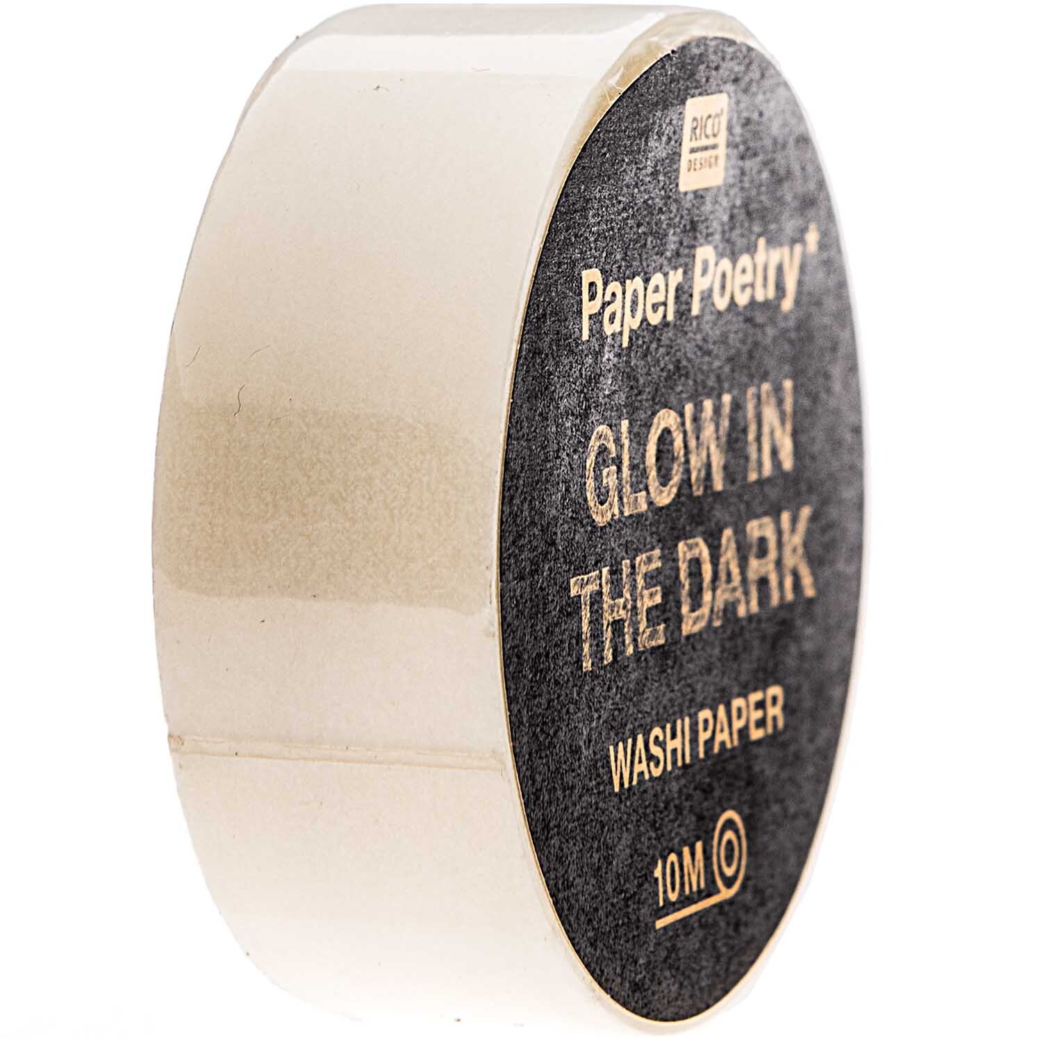 Paper Poetry Glow in the Dark 15mm 10m Paper Poetry Glow in the Dark 15mm 10m
