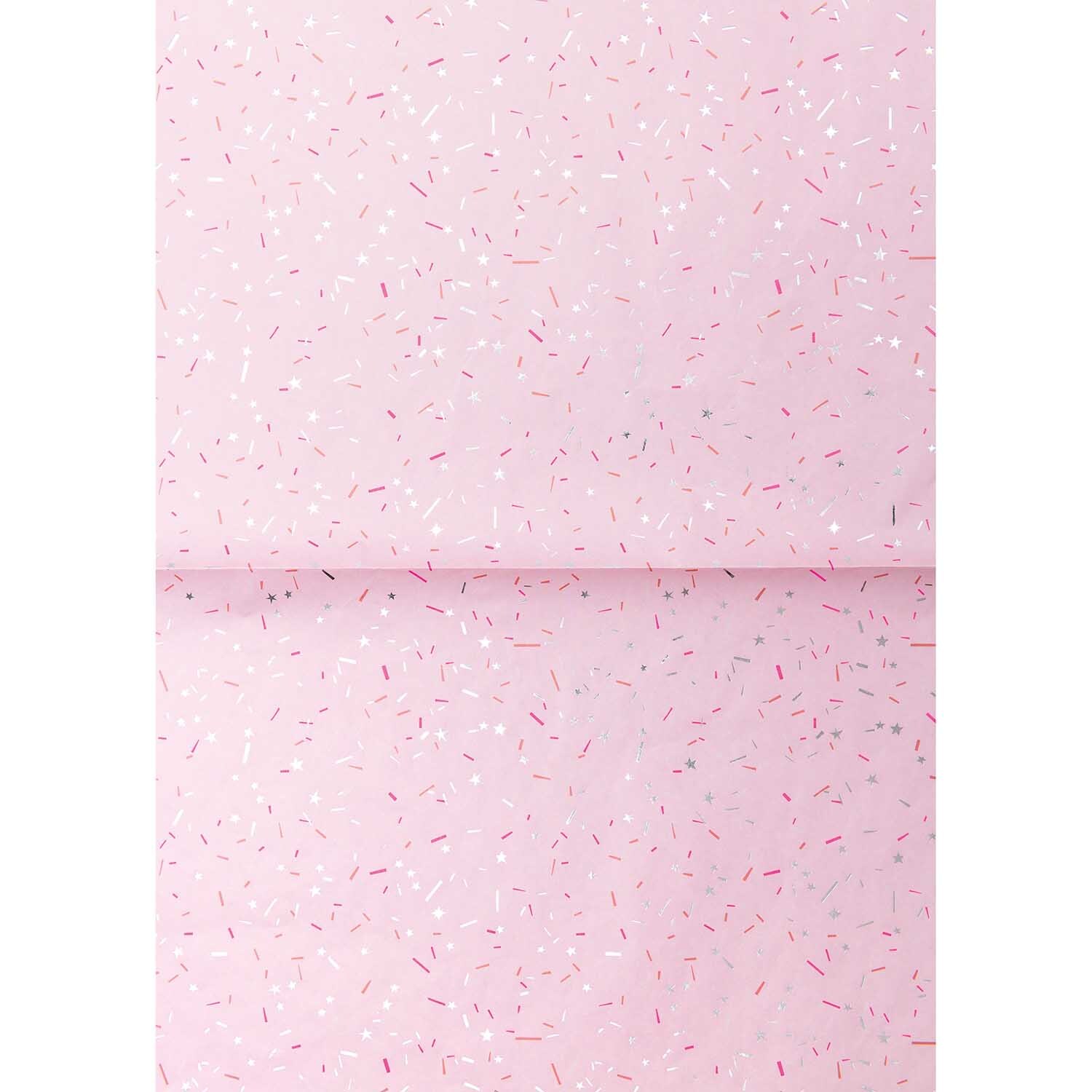 Paper Patch Papier Nostalgic Christmas Konfetti neon-pink 30x42cm