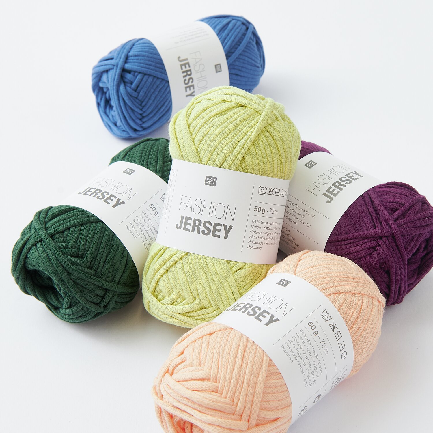 Fashion Jersey 50g 72m Farbe Efeu von Rico Design