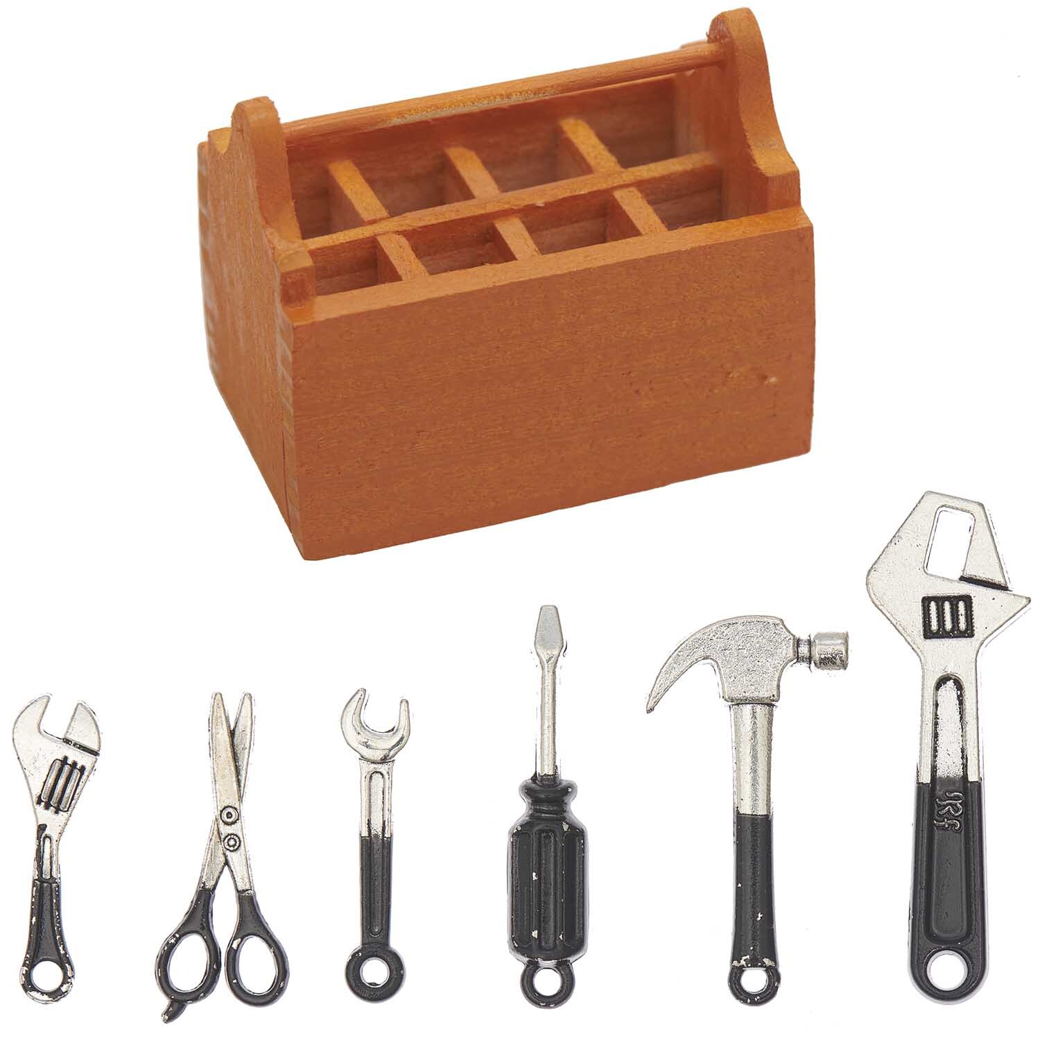 Miniatur Werkzeugkoffer mit Werkzeug Miniatur Werkzeugkoffer mit Werkzeug