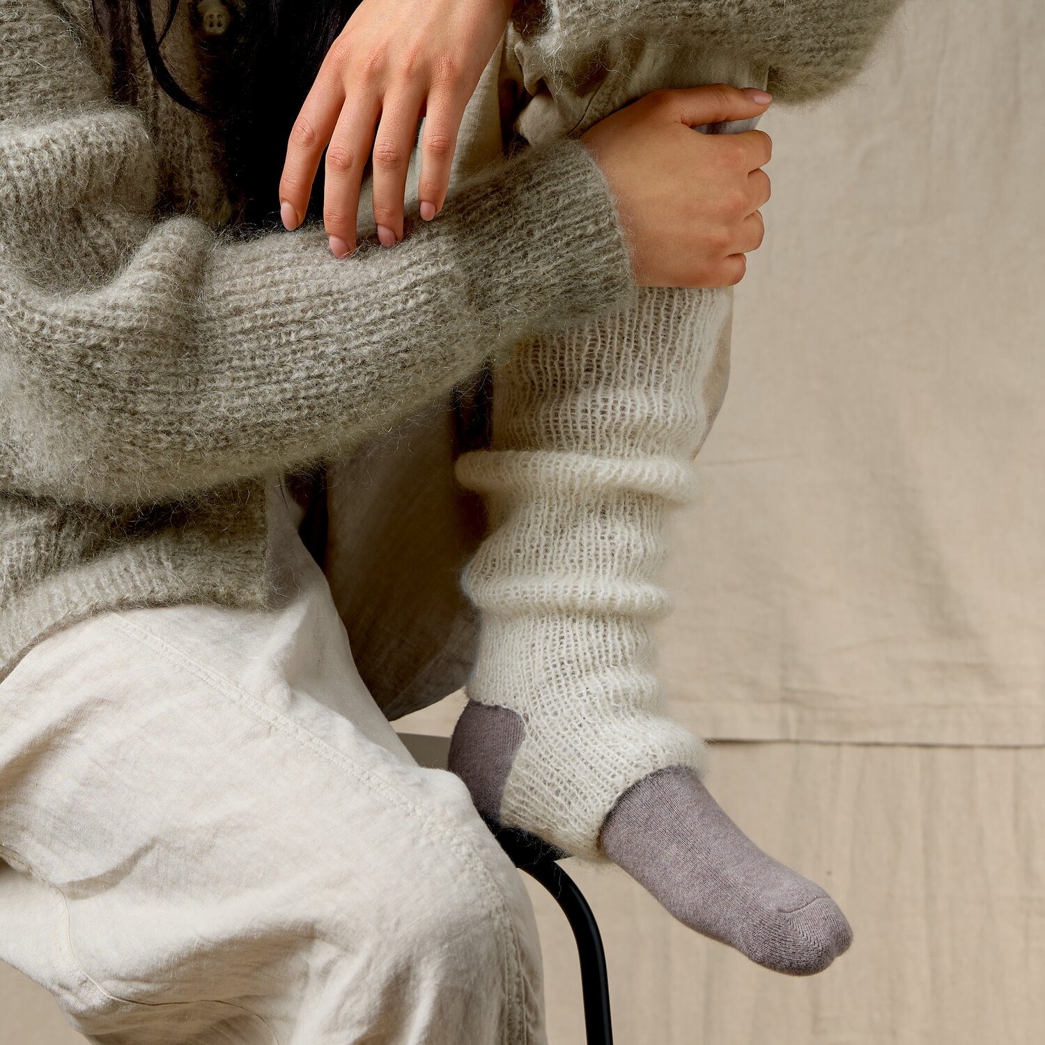 Strickset Yoga-Socken Modell 20 aus Luxury Knits Little Pieces von Rico Design