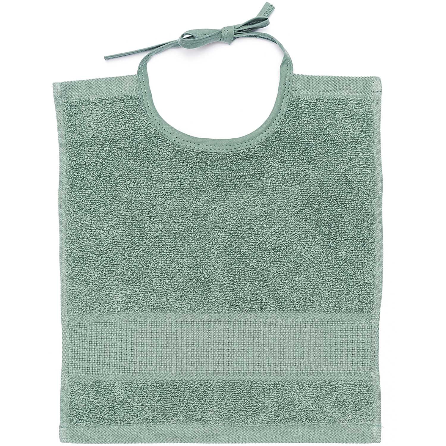 Lätzchen 30x34cm Farbe Meergrün von Rico Design Lätzchen 30x34cm in Meergrün von Rico Design, aus weichem Stoff mit Bindeband, ideal für Babys.
