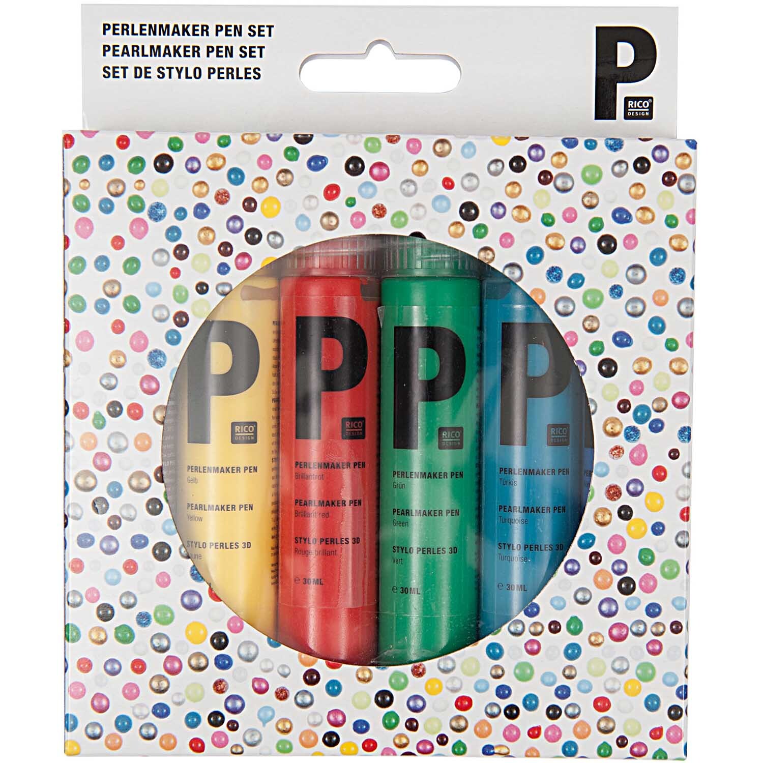 Perlenmaker Pen Set classic 6x30ml von Rico Design