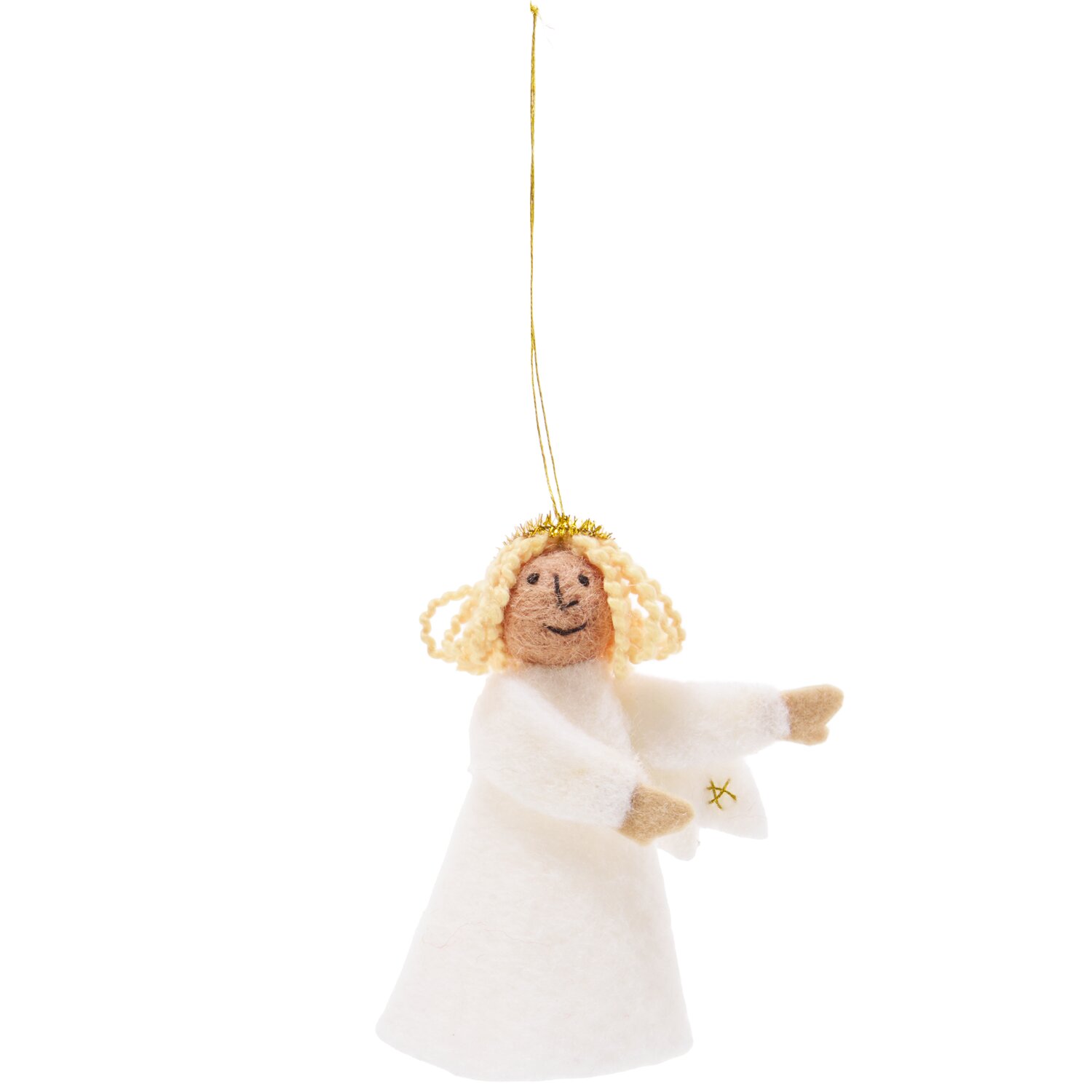 Filzhänger Engel Blond 10x9x2cm von Rico Design