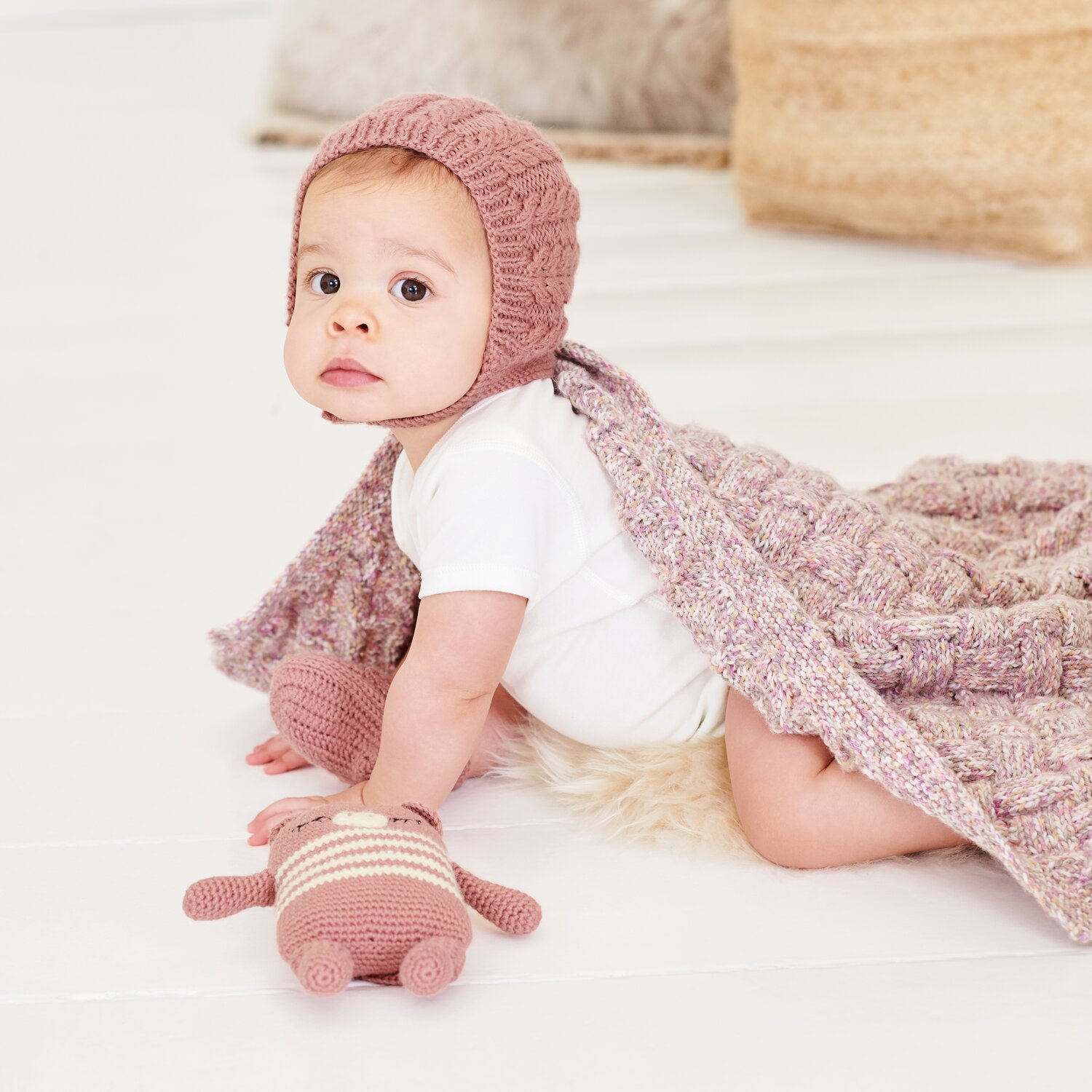 Strickset Mütze Modell 09a aus Baby 044 von Rico Design