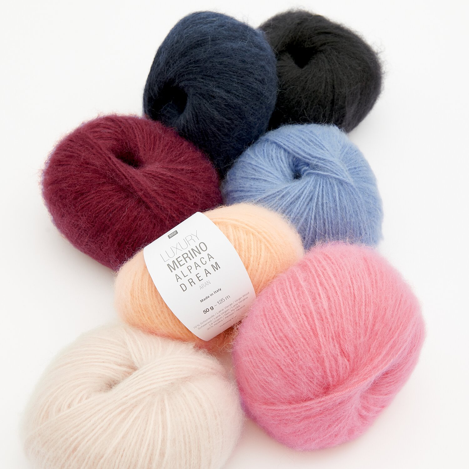 Luxury Merino Alpaca Dream aran 50g 125m Farbe Apricot von Rico Design