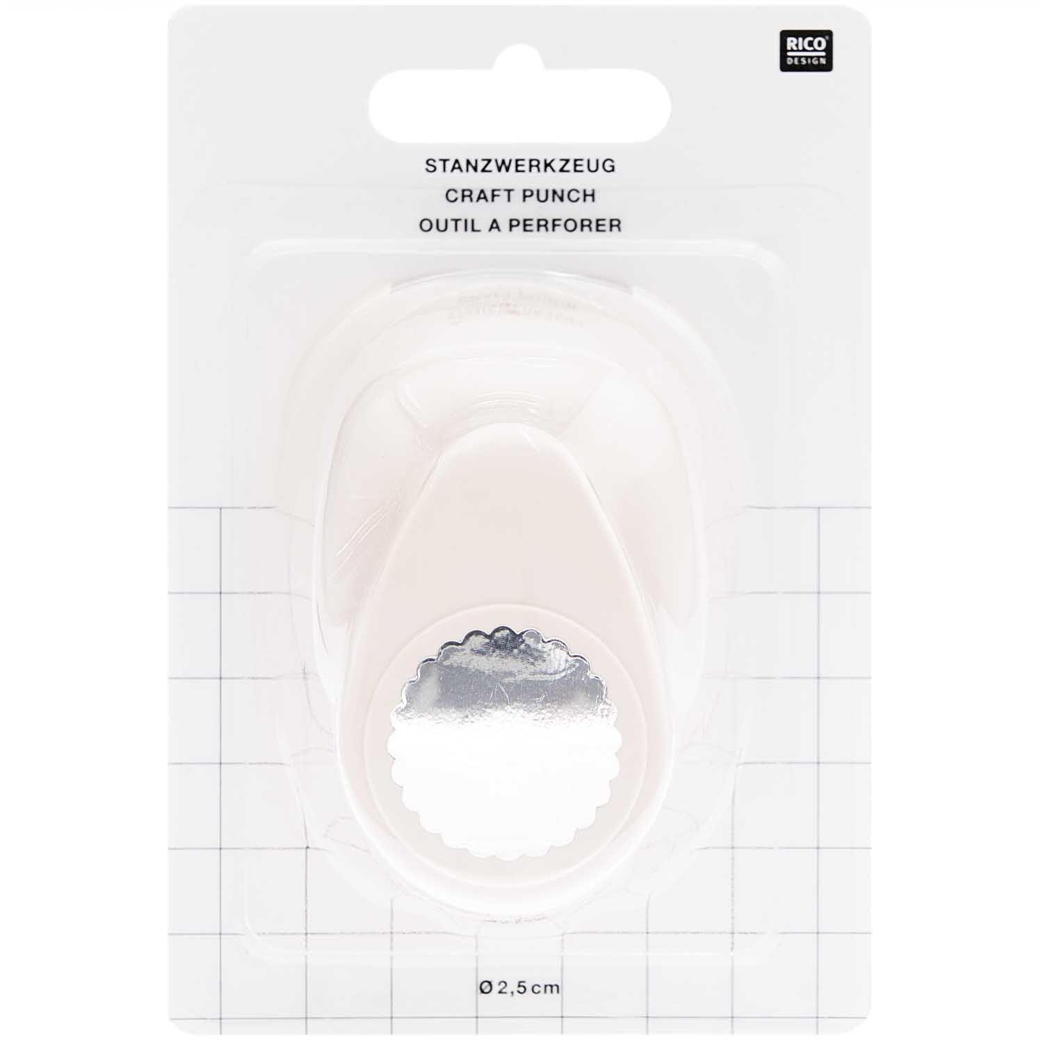 Paper Poetry Stanzer Kreis Wellenmuster 2,5cm Paper Poetry Stanzer Kreis Wellenmuster 2,5cm