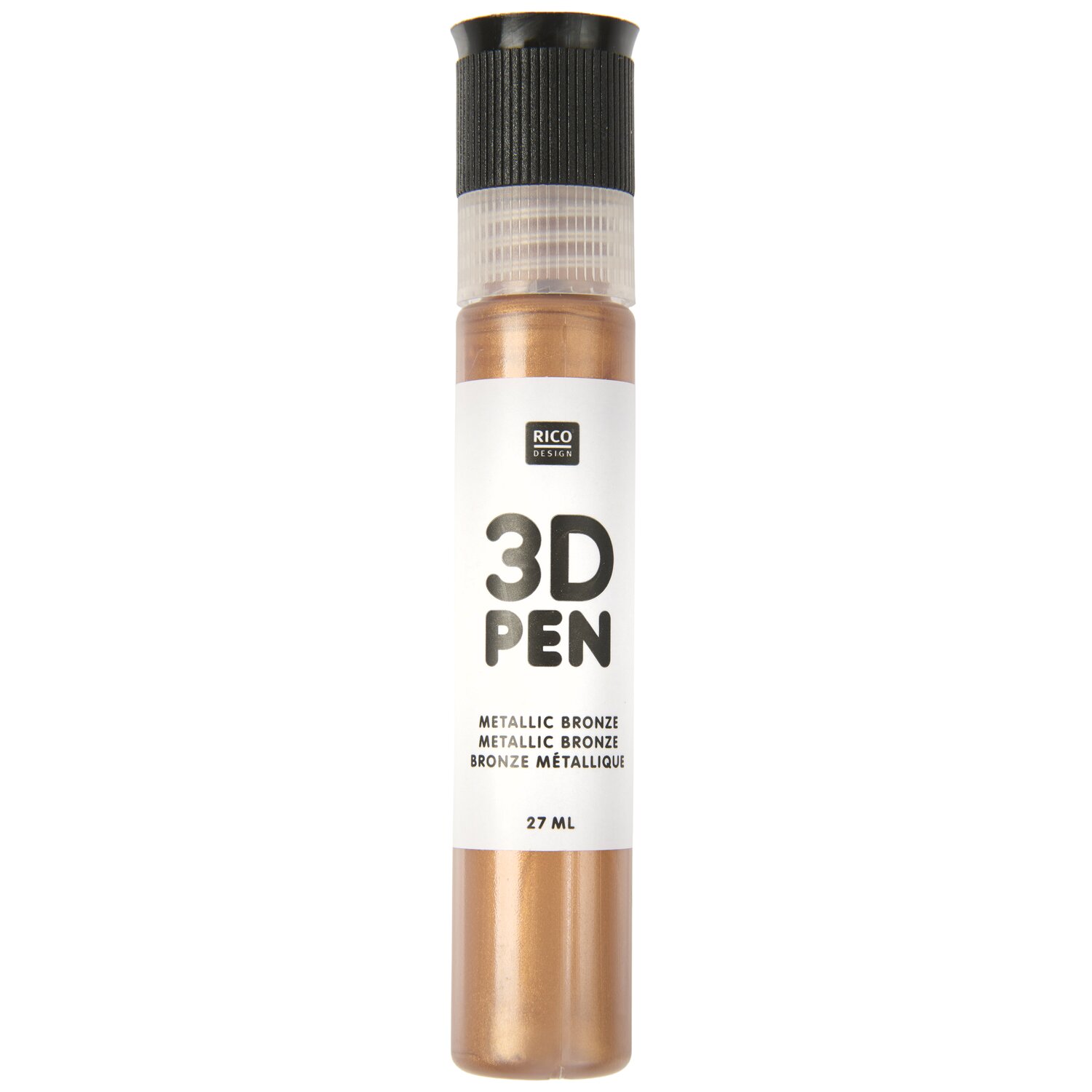 3D Pen Farbe 27ml Farbe Metallic Bronze von Rico Design