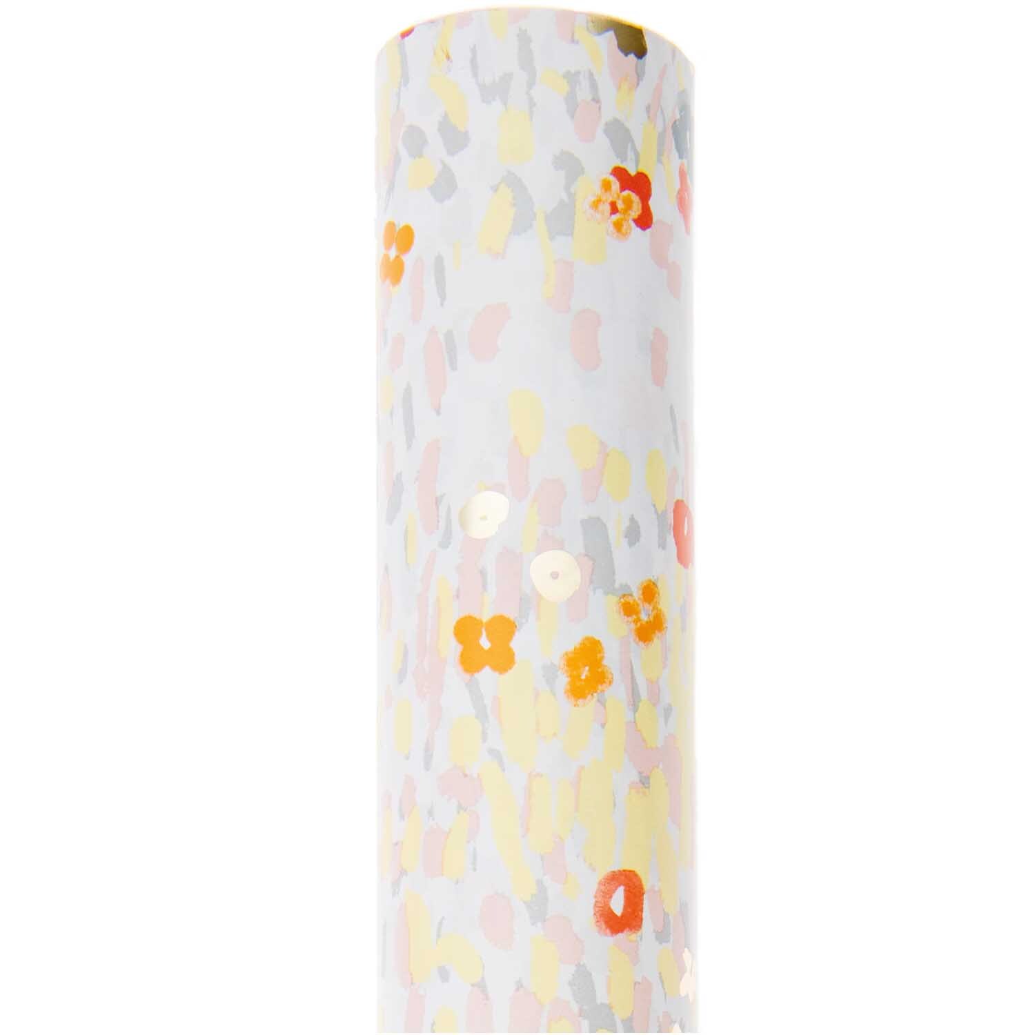 Paper Poetry Geschenkpapier Crafted Nature Blumenwiese blau 70cm 2m von Rico Design