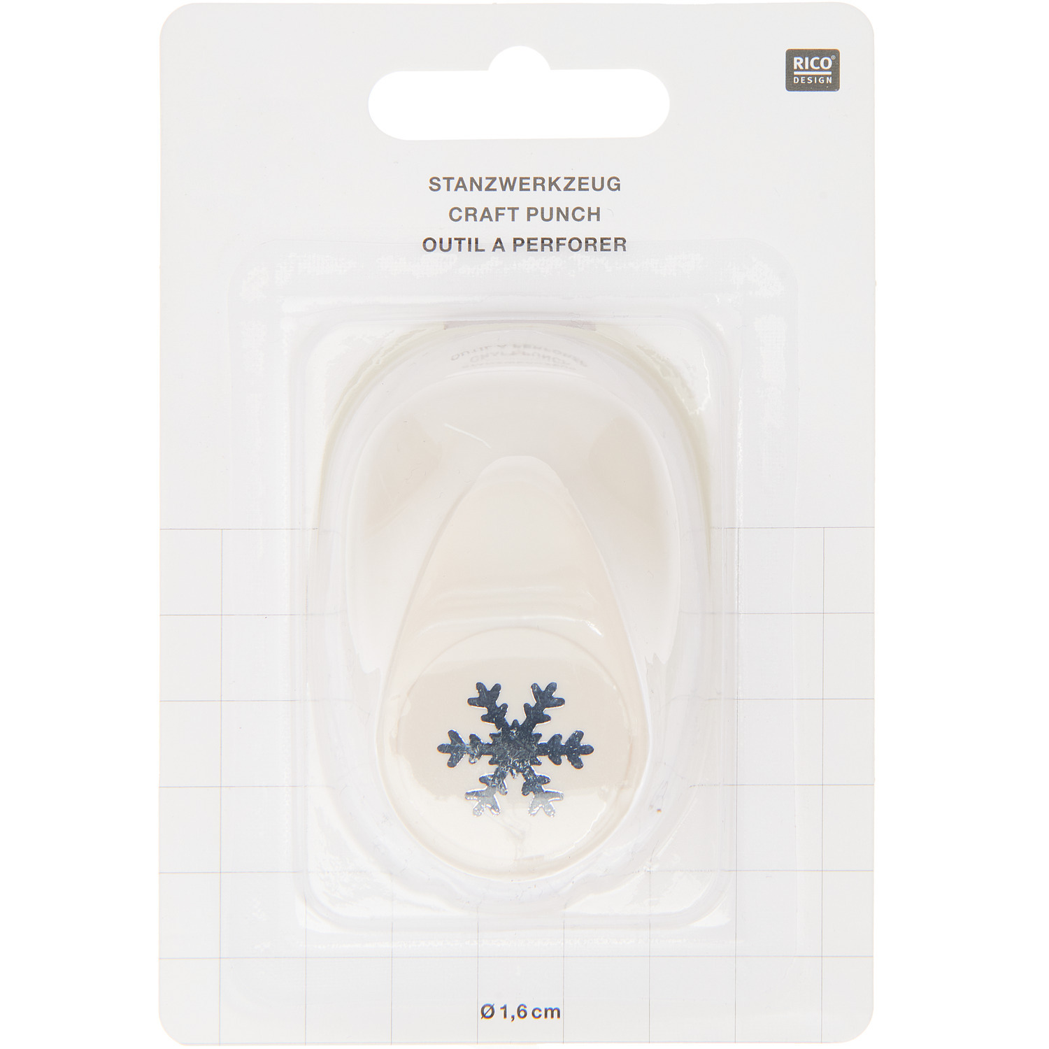Paper Poetry Stanzer Eiskristall 1,6cm Paper Poetry Stanzer Eiskristall 1,6cm
