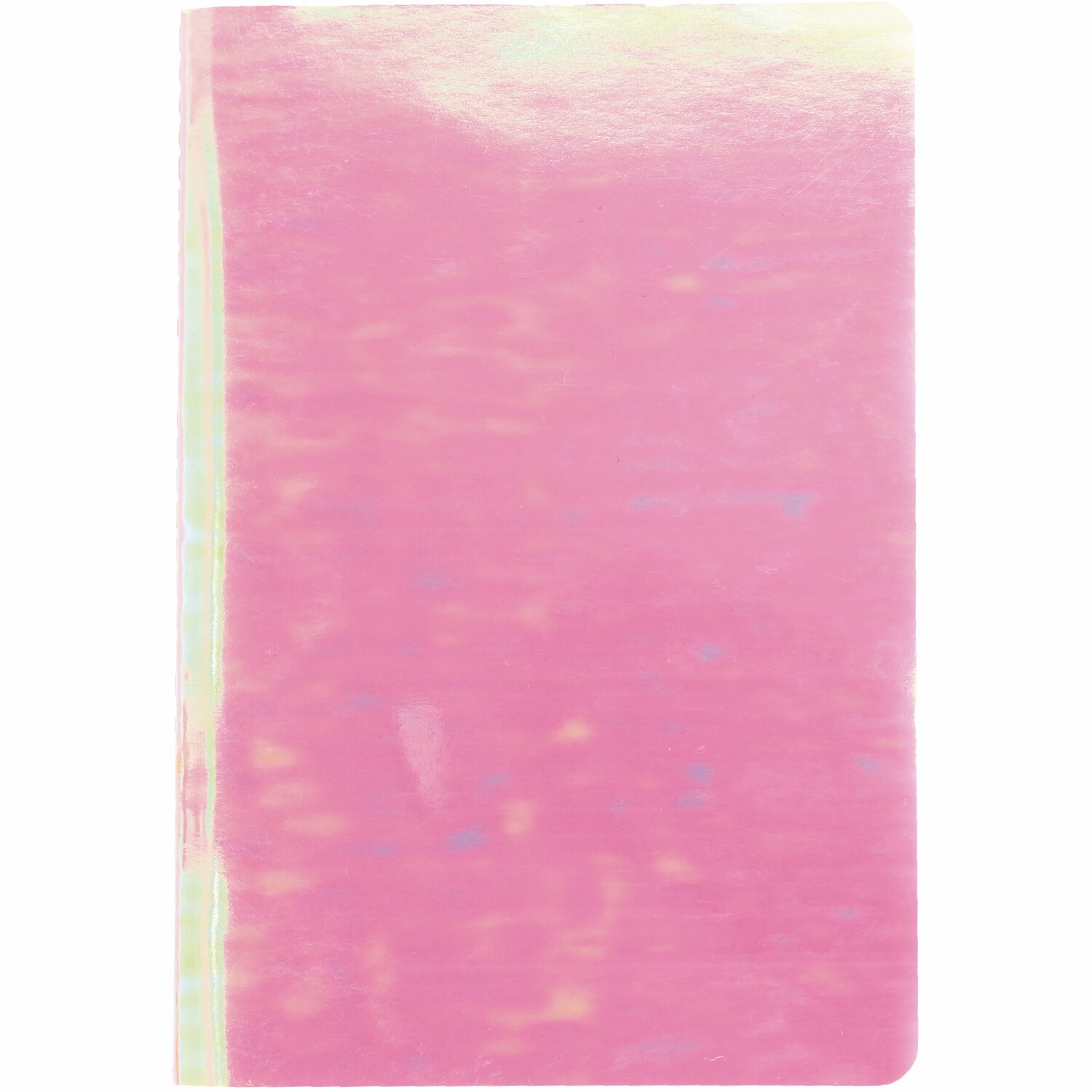 Paper Poetry Notizbuch A5 irisierend mit schimmerndem rosa Cover, ideal für kreative Notizen.