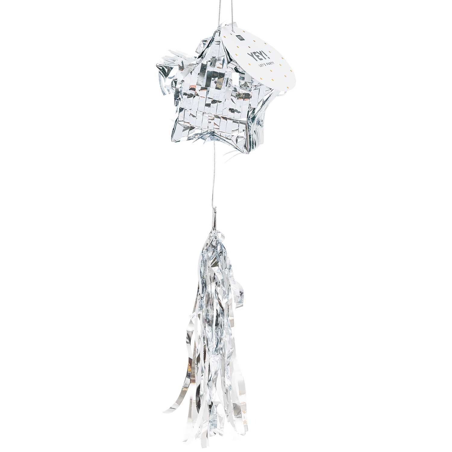 Mini-Pinata mit Quaste Stern 10,5x10,5x3,5cm Mini-Pinata mit Quaste Stern 10,5x10,5x3,5cm