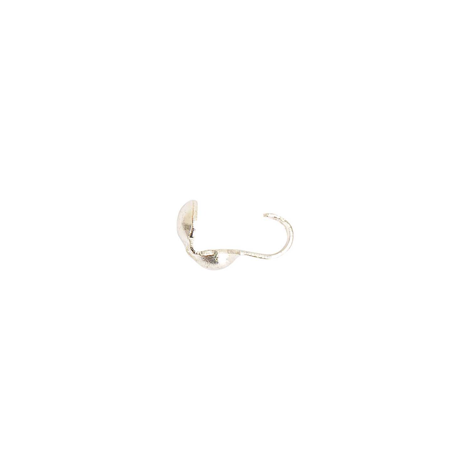 Quetschkalotten silber 8mm 10 Stück