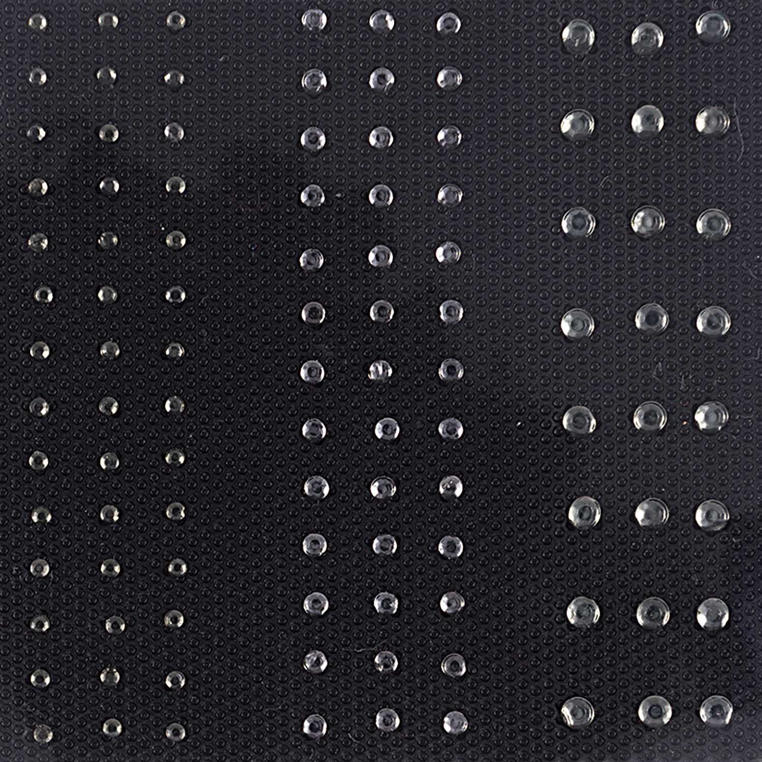 Bügelmotiv Streifen grau 2-4mm Strass