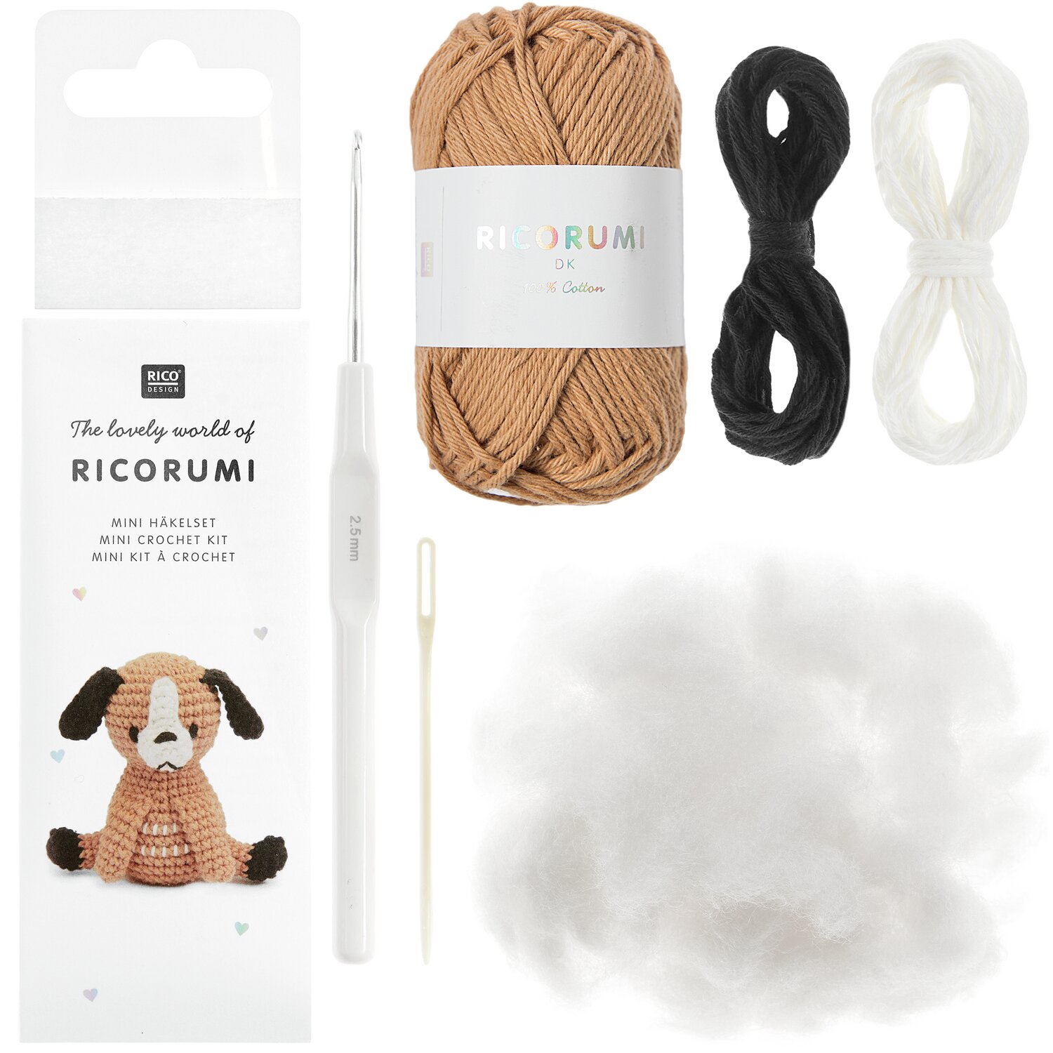 Ricorumi Mini Easy Häkelset - Hund von Rico Design