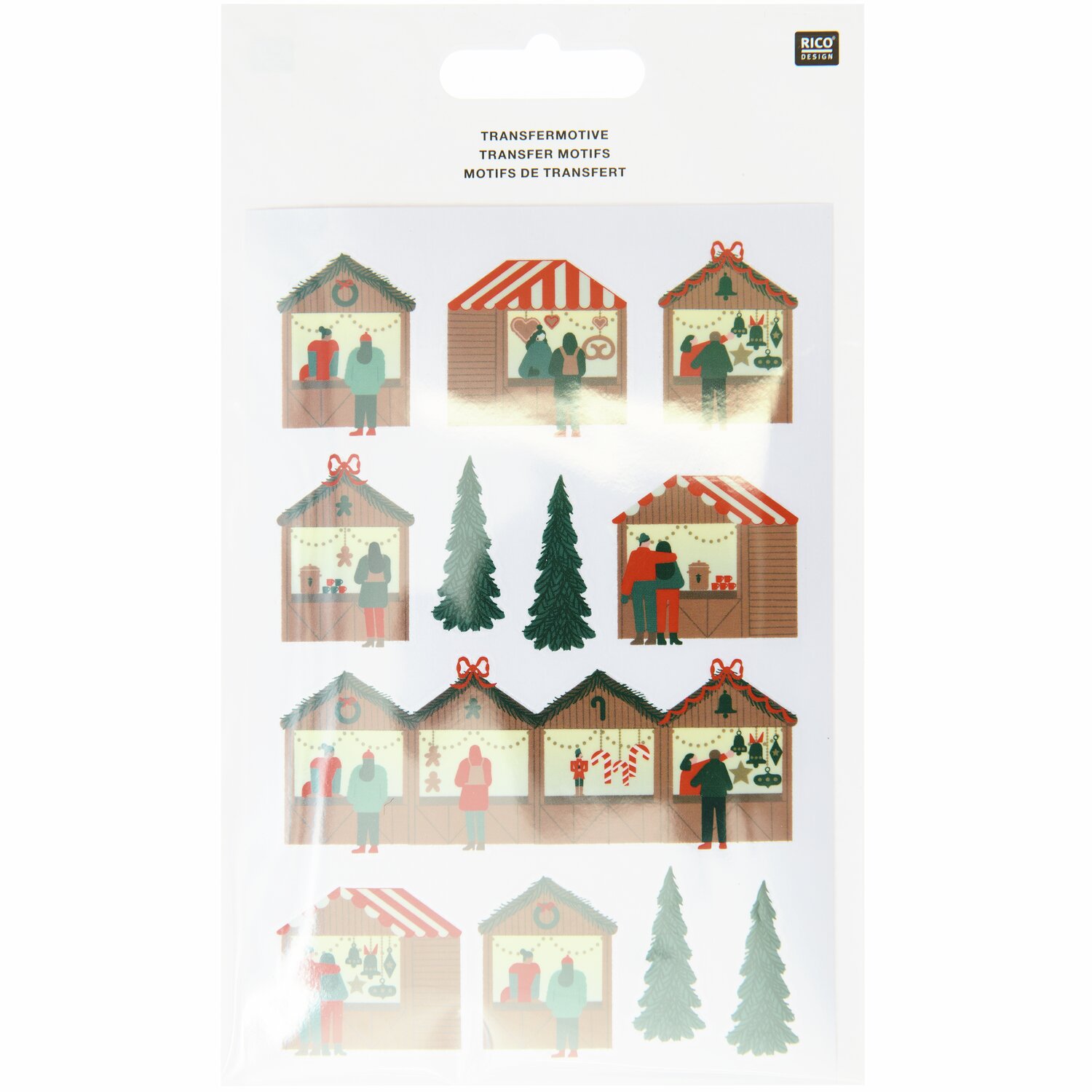 Transfermotive Weihnachtsmarkt von Rico Design