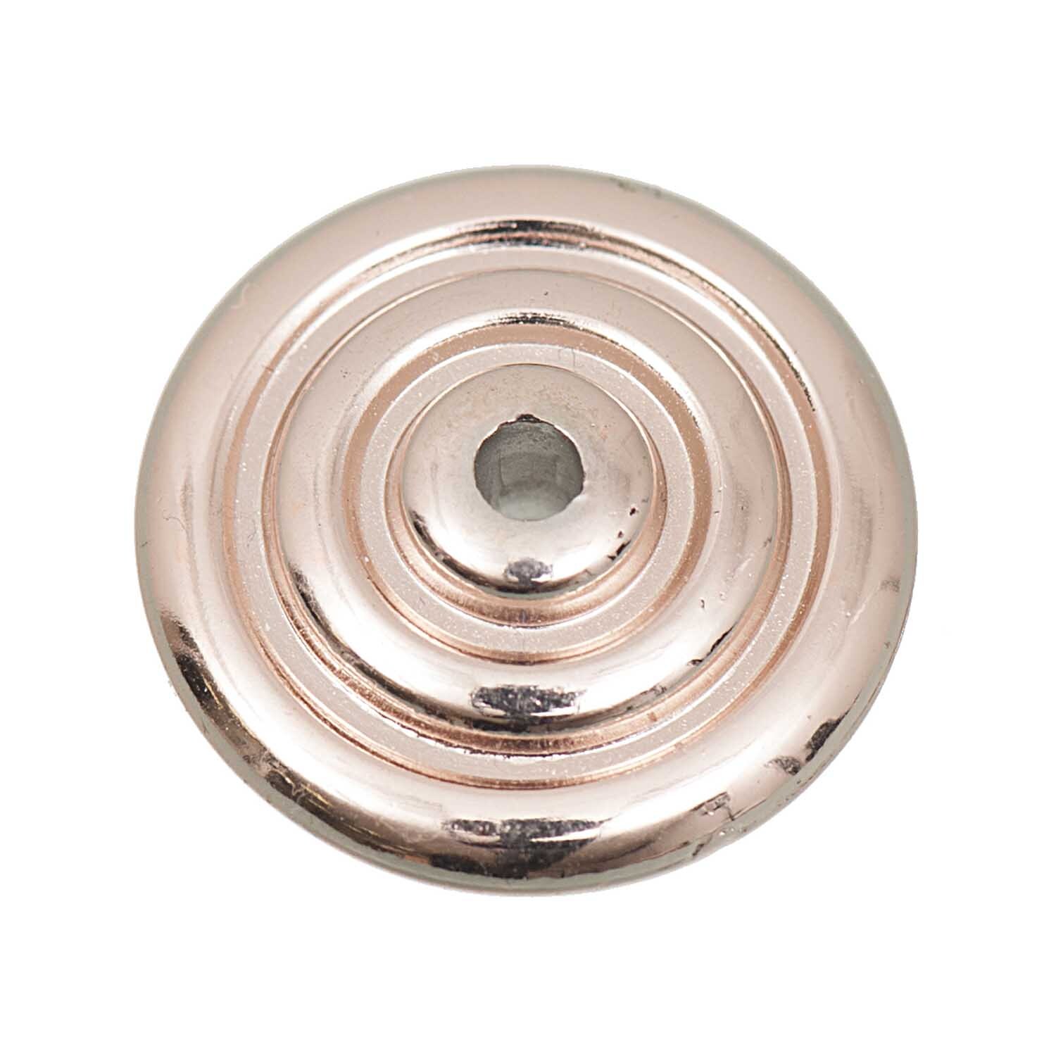 Diskus mit Kreisen roségold 21mm 6 Stück