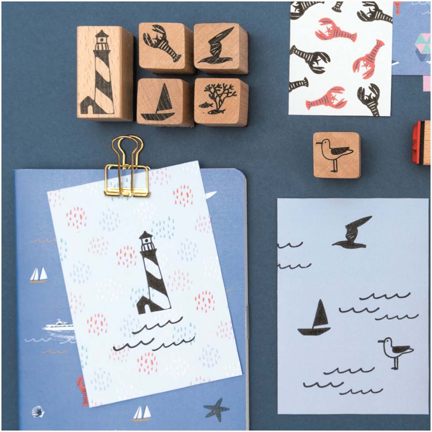 Paper Poetry Stempelset Maritim Paper Poetry Stempelset Maritim