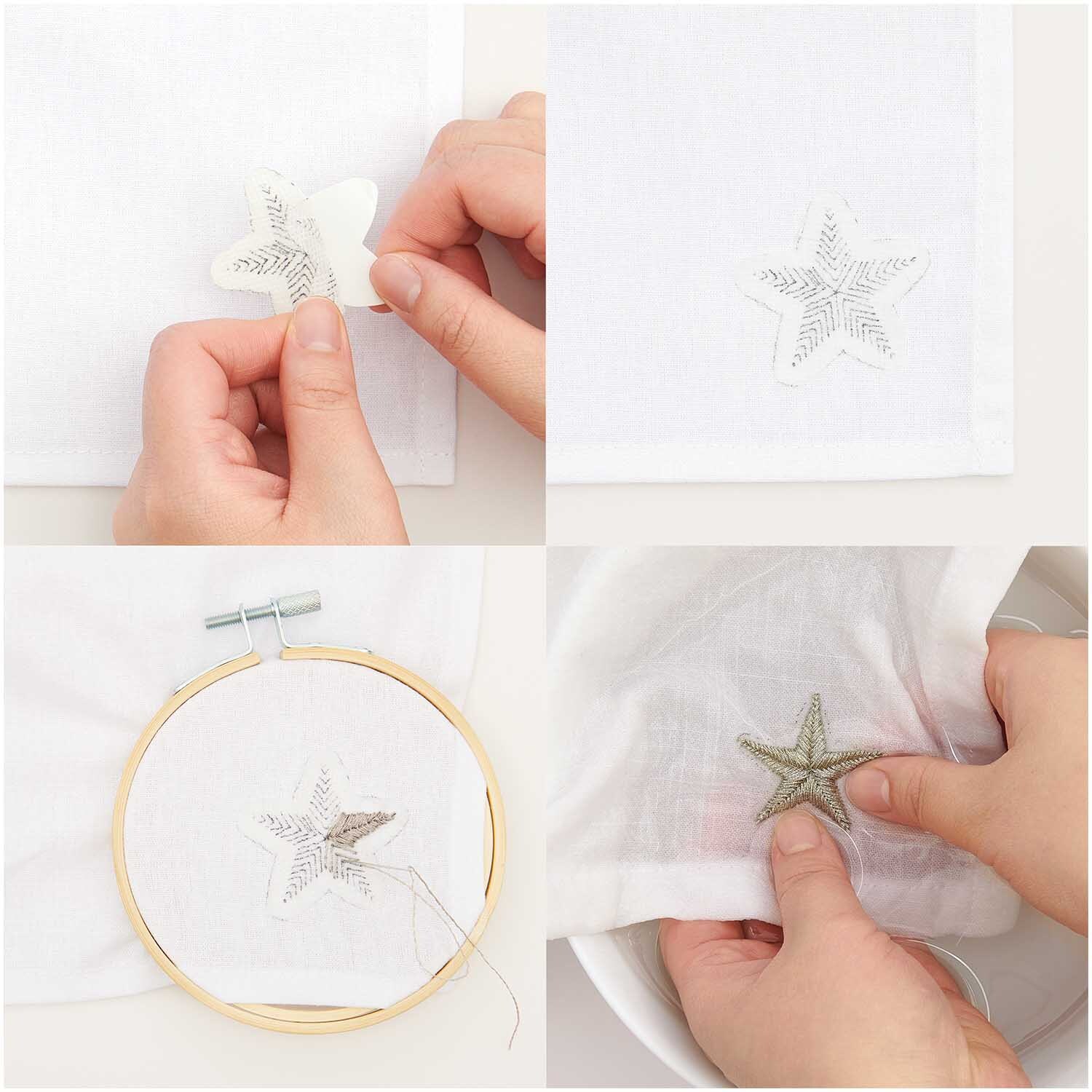 Stick and Stitch Stickpackung Herzen vorgezeichnet Stick and Stitch Stickpackung Herzen vorgezeichnet