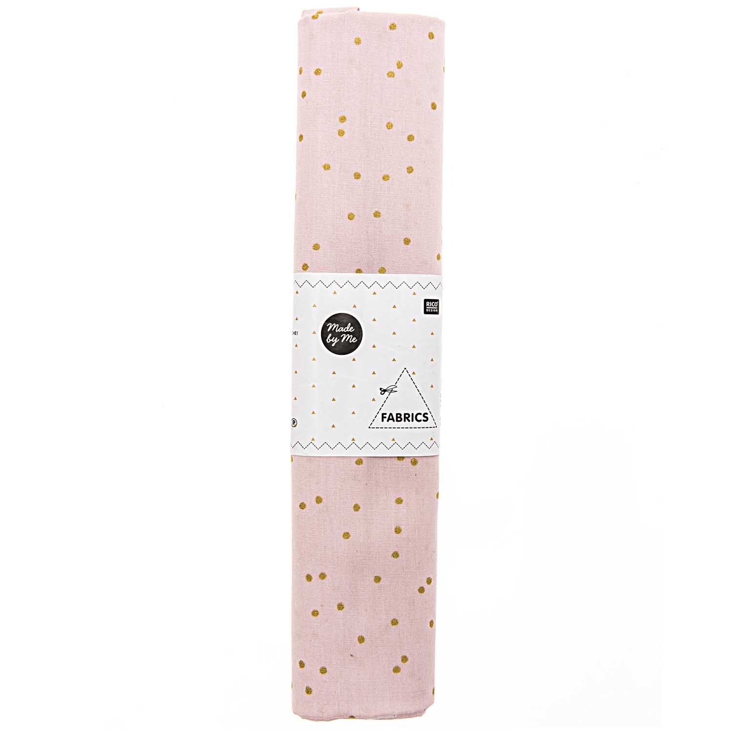 Stoff Punkte rosa-gold 50x140cm Stoff Punkte rosa-gold 50x140cm