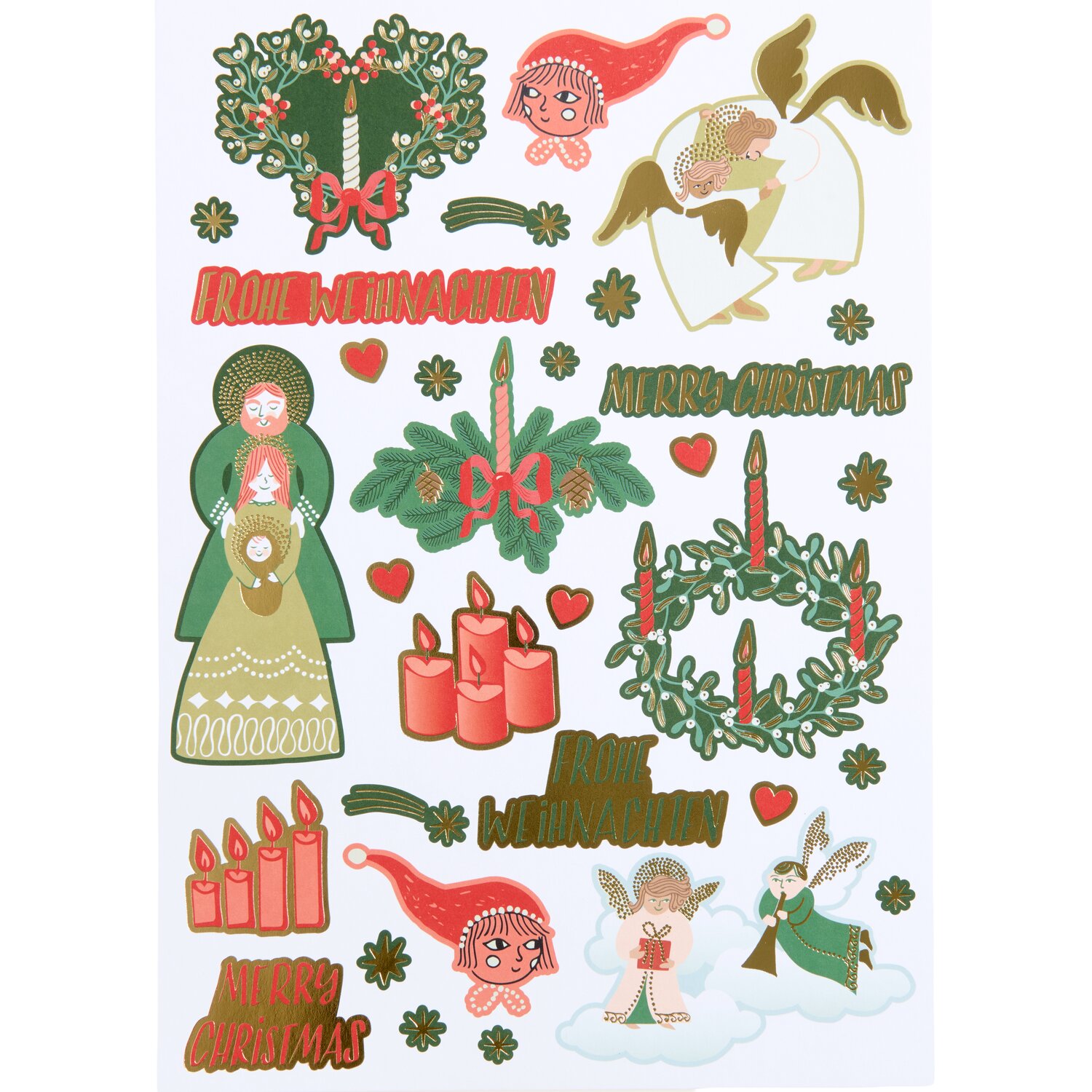 Paper Poetry Motivpapierblock Advent Advent A4 22 Blatt von Rico Design