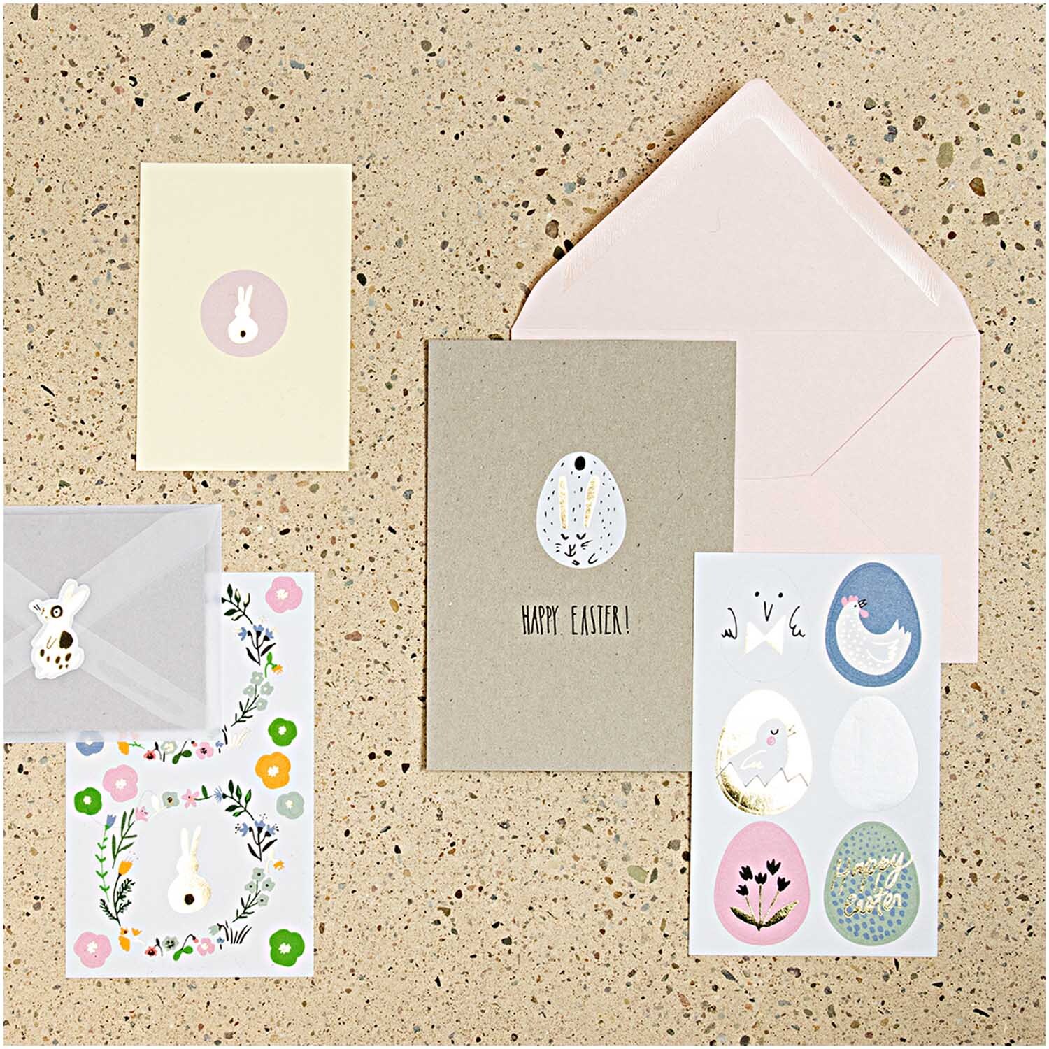 Paper Poetry Sticker Bunny Hop Hasen 44 Stück Paper Poetry Sticker Bunny Hop Hasen 44 Stück