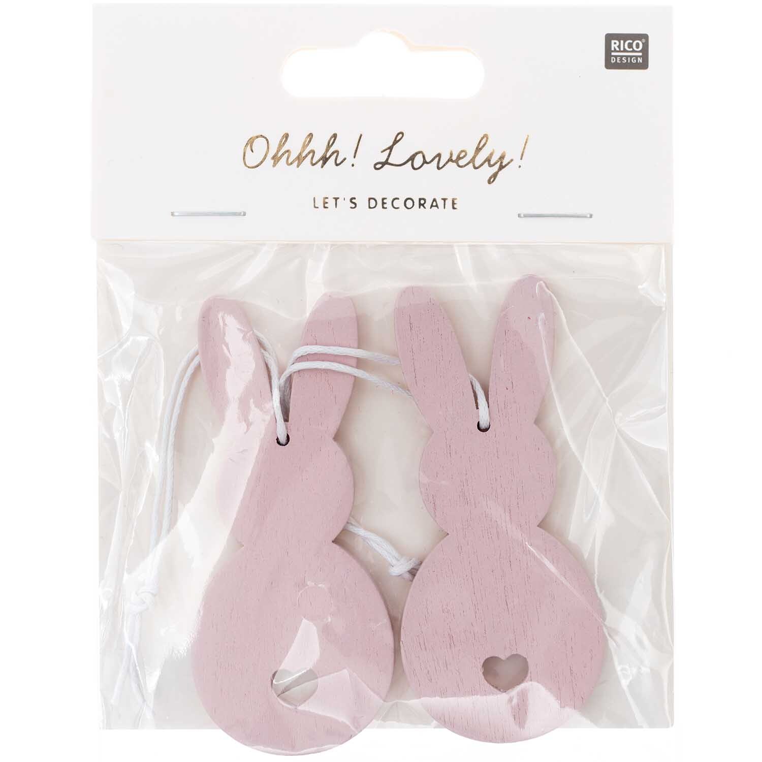 Holzhänger Hase 2 Stück Holzhänger Hase 2 Stück