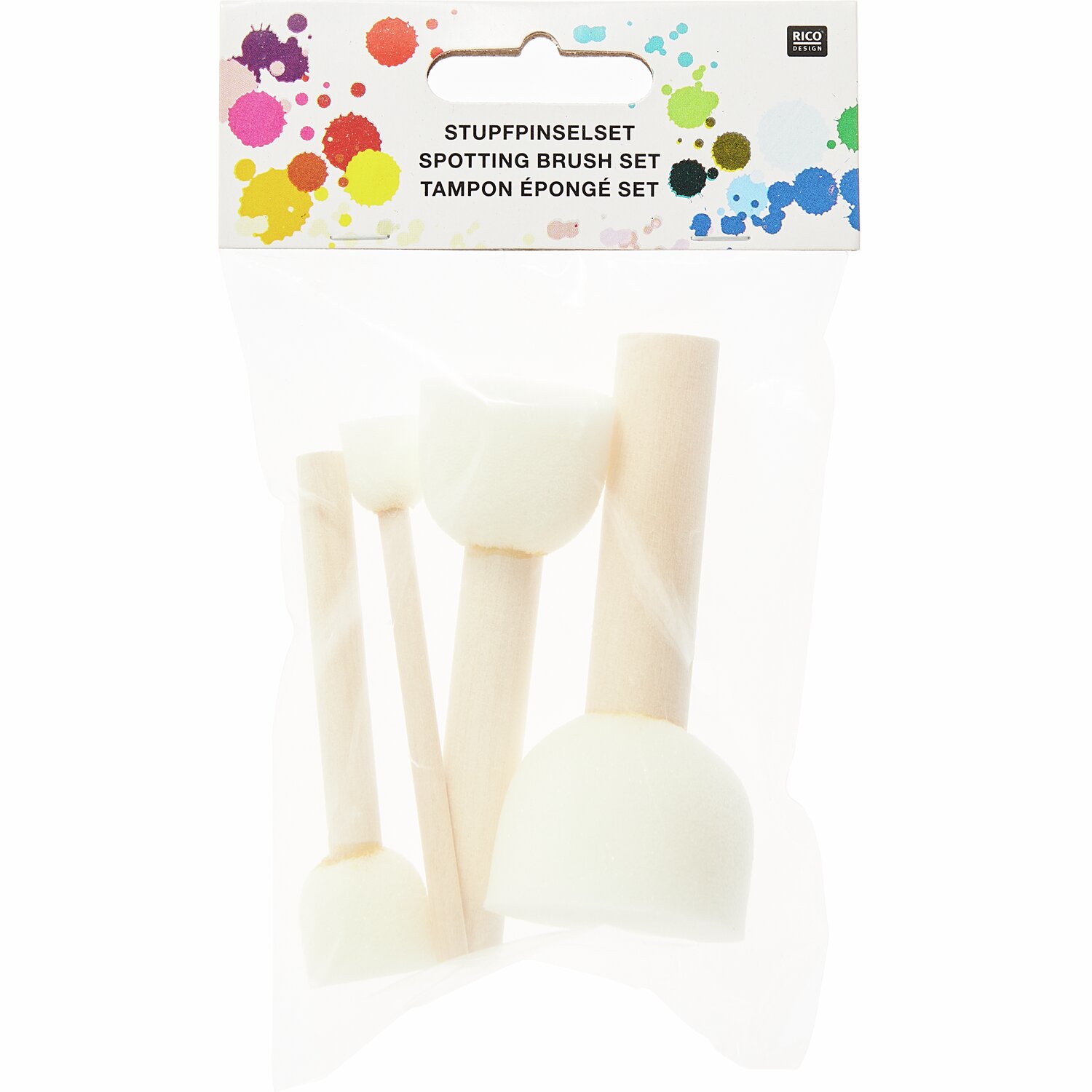 Stupfpinsel 4er Set von Rico Design