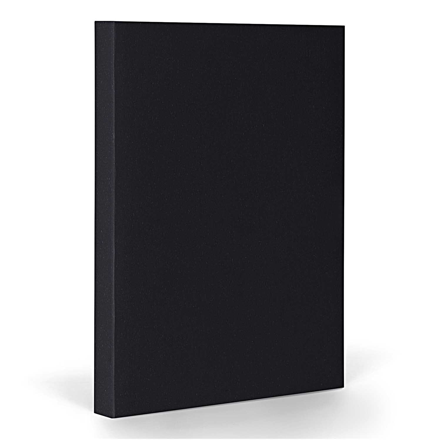 Notizbuch A5 kariert black-silver Notizbuch A5 kariert black-silver