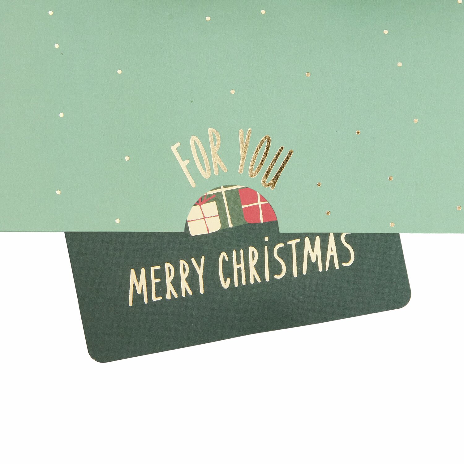 Pop-Up Karte Weihnachtsmann für Geldgeschenke  A5 von Rico Design