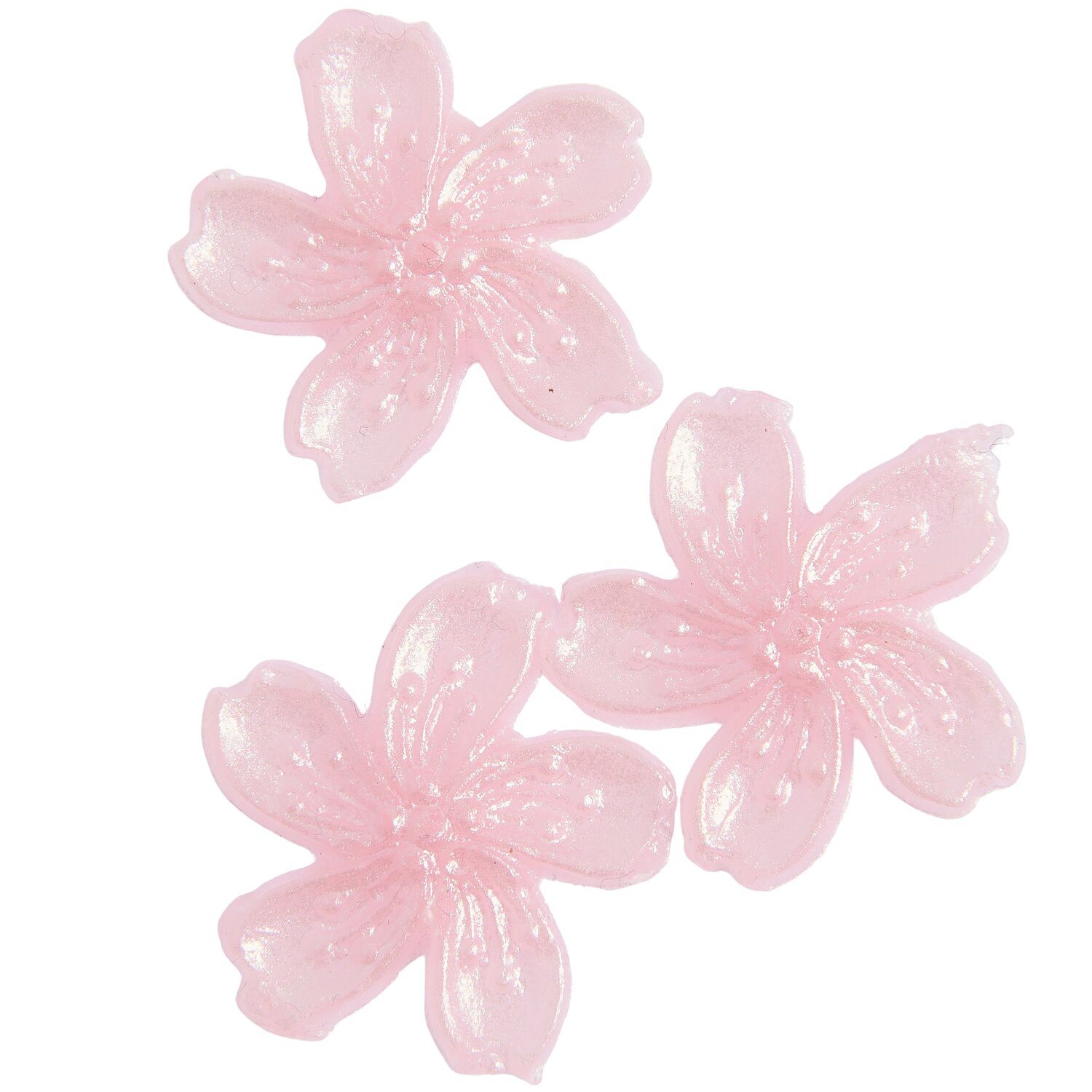 Wachsdekor Blüte Altrosa Perlmut von Rico Design