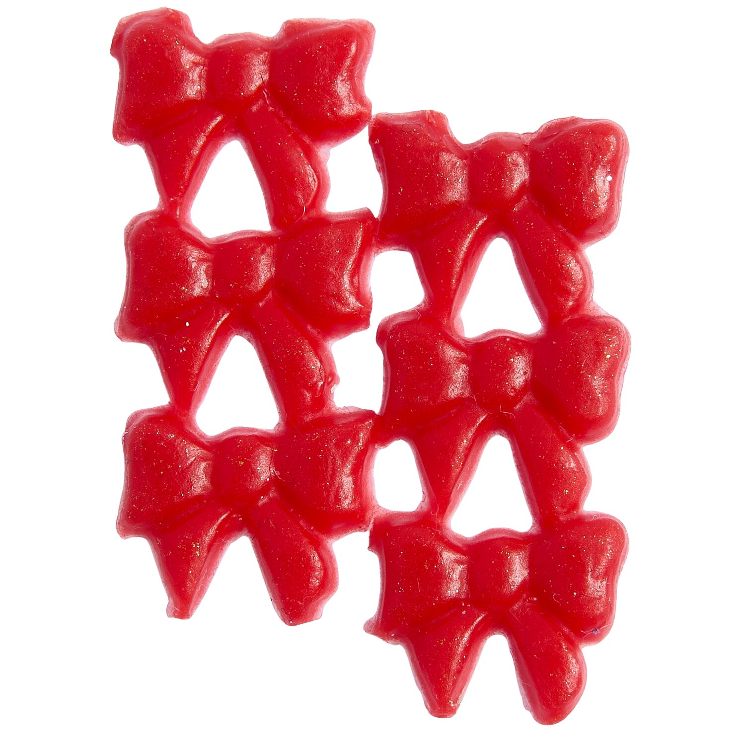 Wachsdekor Schleife klein Farbe Rot von Rico Design