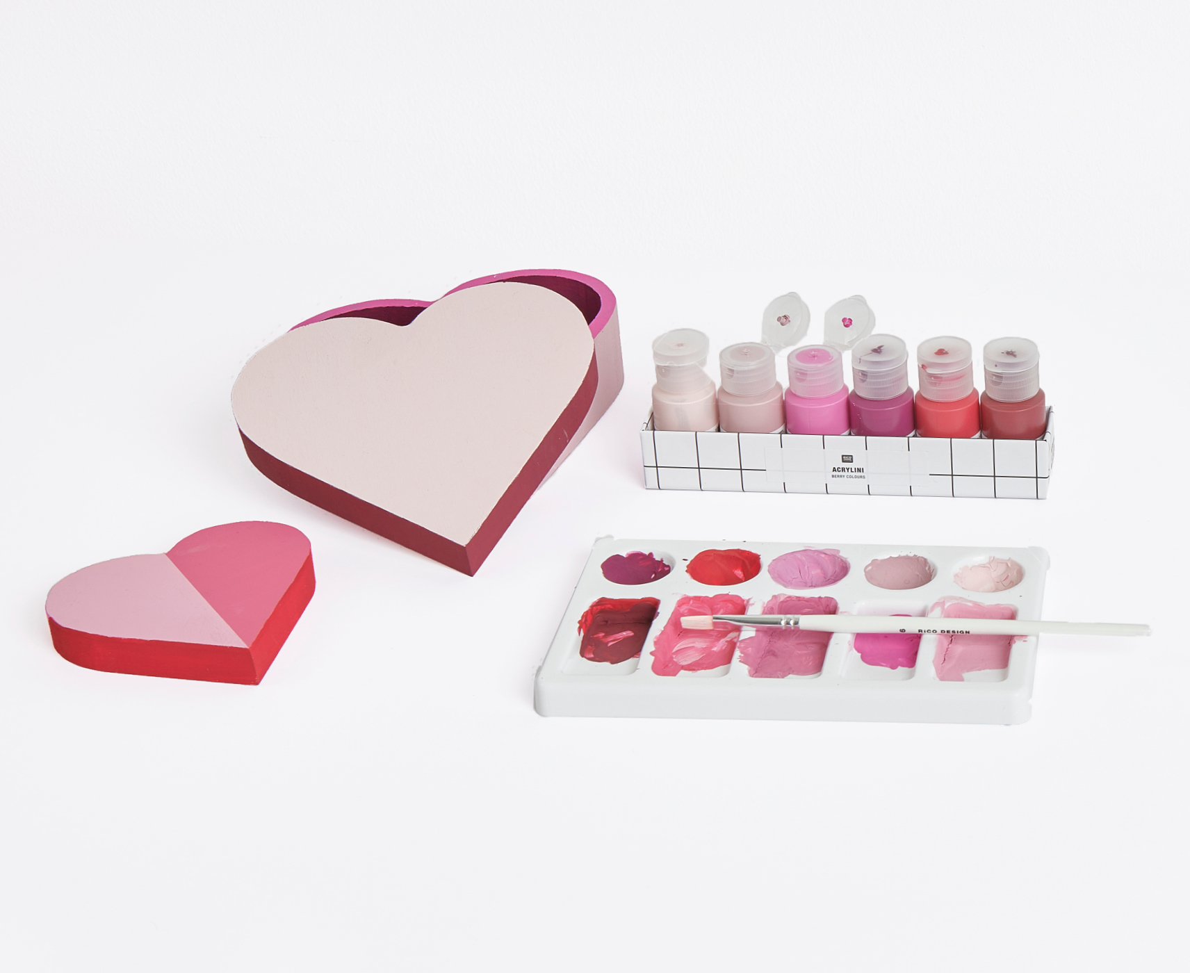 Valentinstag Acryl Set