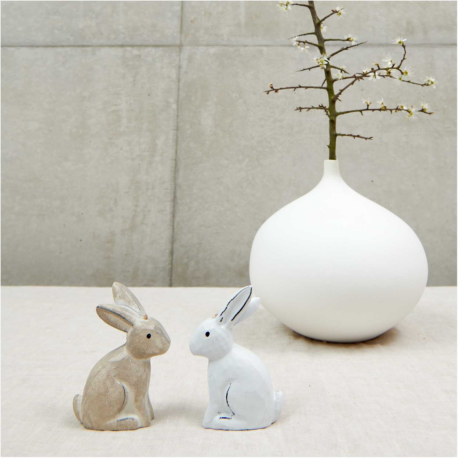 Holzanhänger Hase groß natur 1 Stück Holzanhänger Hase groß natur 1 Stück