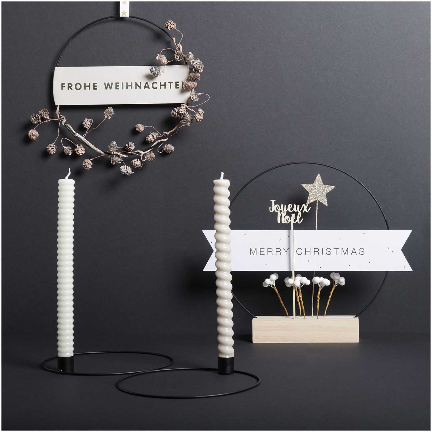 Holzpicker Joyeux Noel 25,3x6,5cm Holzpicker Joyeux Noel 25,3x6,5cm