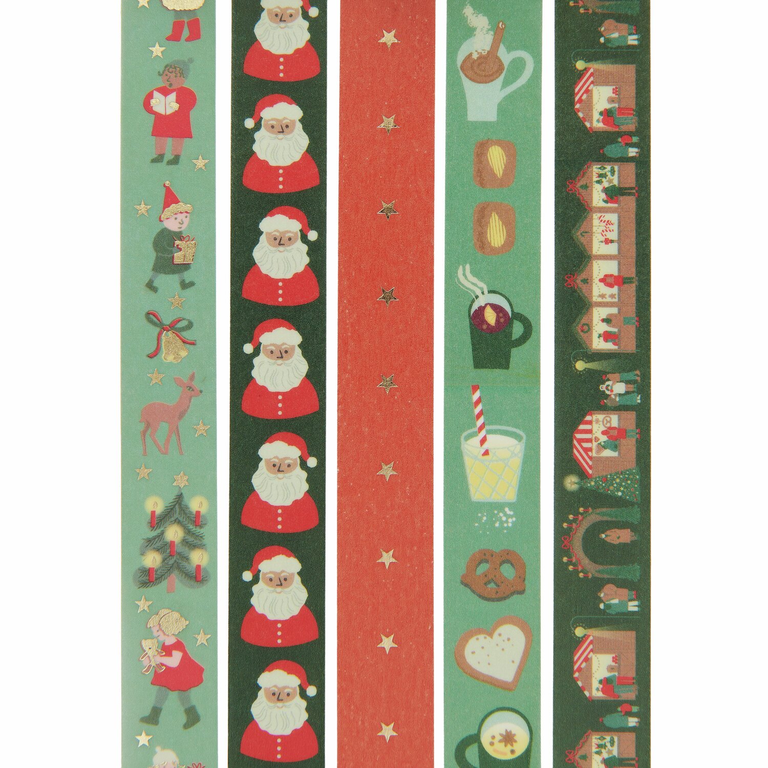 Paper Poetry Tape Set Weihnachtsmarkt Classic 5-teilig von Rico Design Paper Poetry Tape Set Weihnachtsmarkt Classic 5-teilig von Rico Design