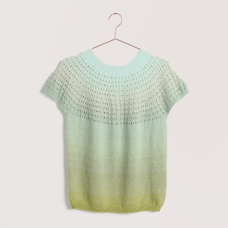 Gestricktes Shirt: Modell 22 aus dem Heft Lovewool No. 22