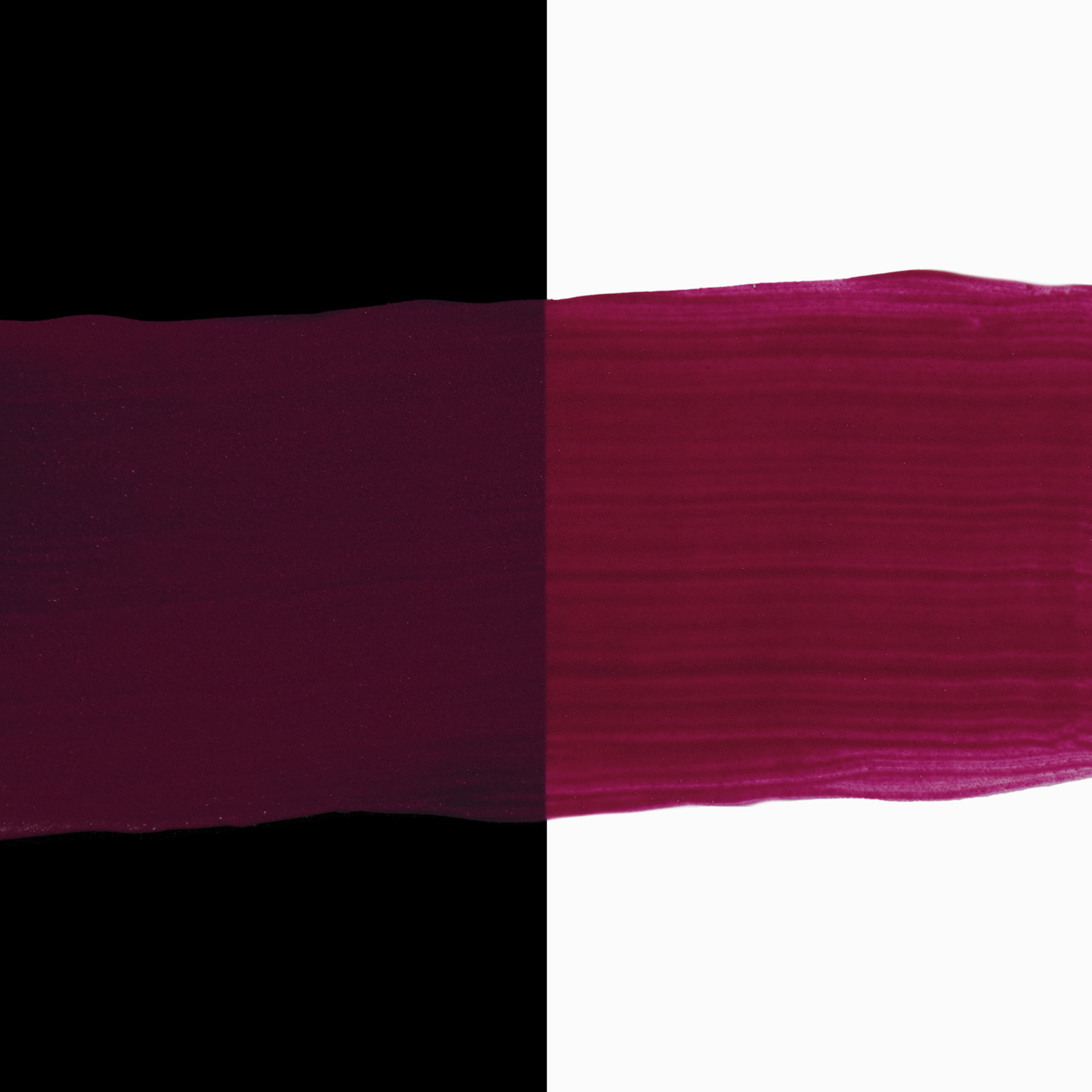 Home Acrylic Acrylini Acrylfarbe in Beere, 82ml. Intensive Farbe auf schwarzem und weißem Hintergrund. Ideal für kreative Projekte.