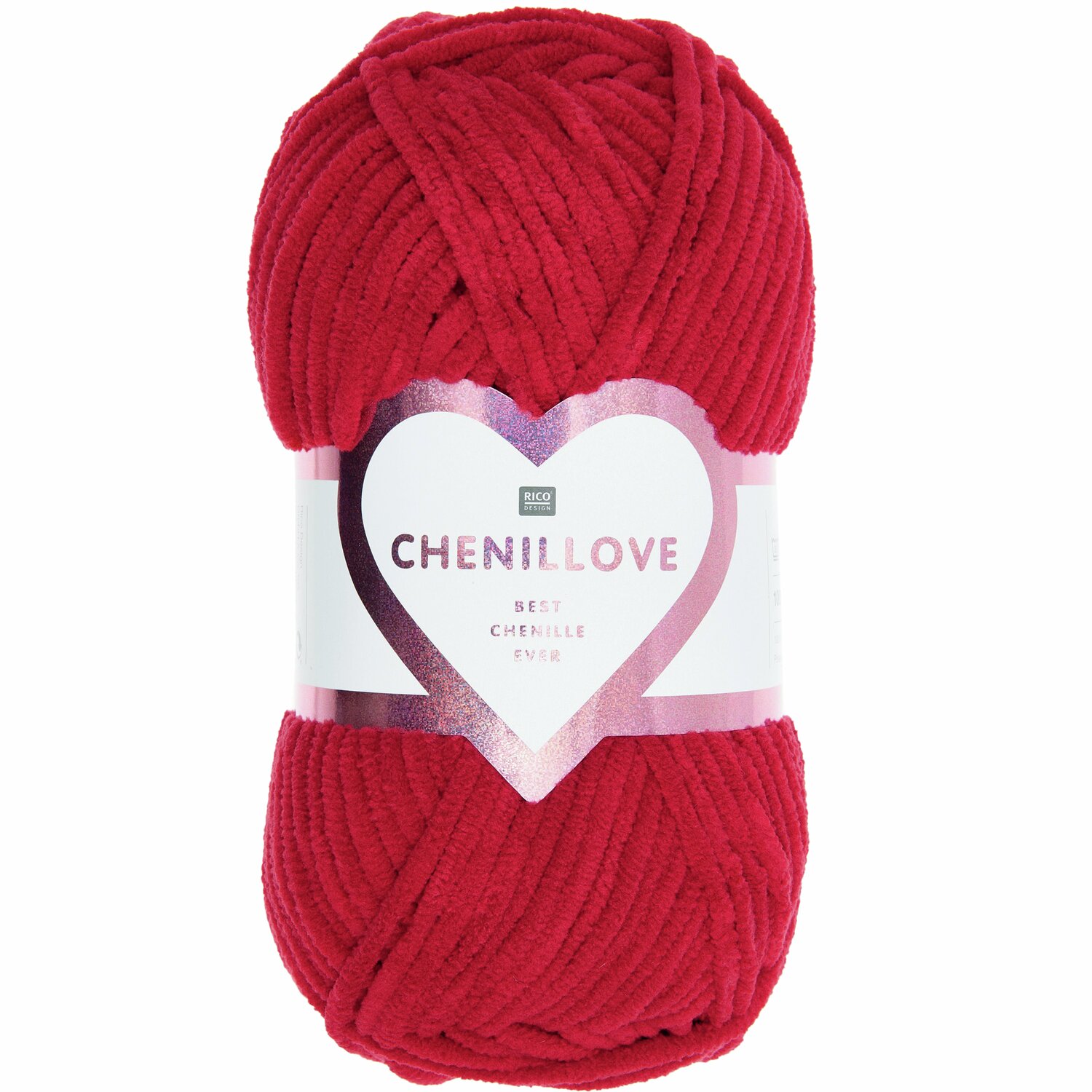 Häkelset Weihnachtsbaum Modell 4 aus Chenillove Sparkle Christmas von Rico Design Creative Chenillove, weinrote Chenille-Wolle von Rico Design, 100g 110m, ideal für Strickprojekte.