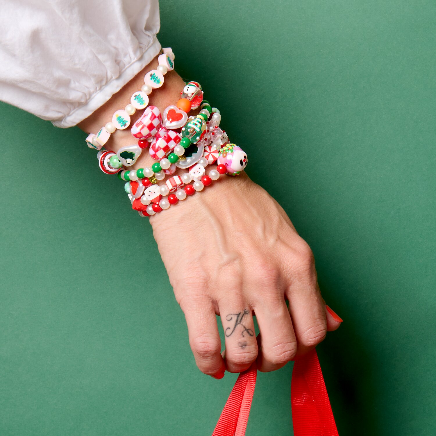 itoshii Armband Pearly Christmas 17,5cm von Rico Design
