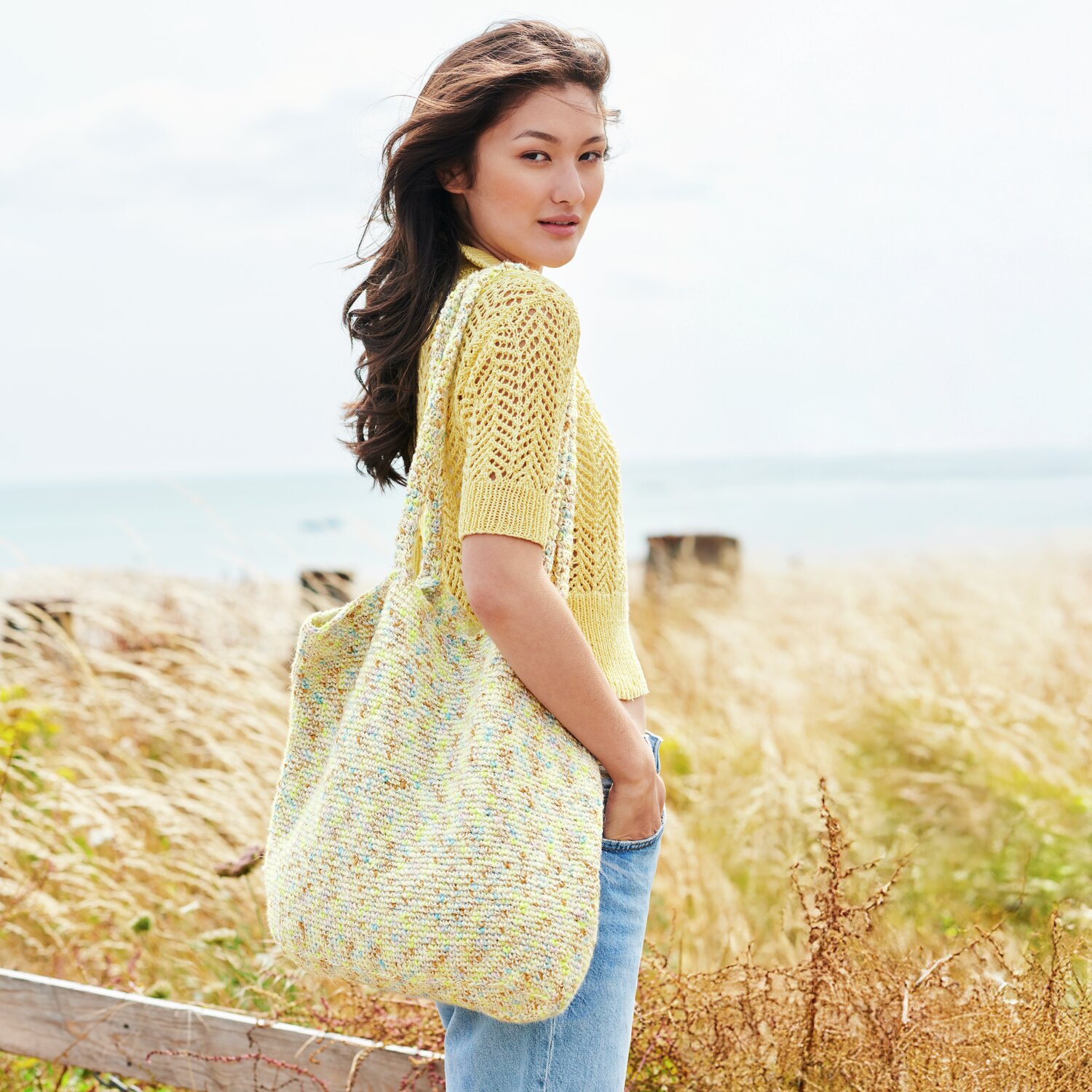 Häkelset Tasche Modell 05 aus Lovewool No. 22 von Rico Design