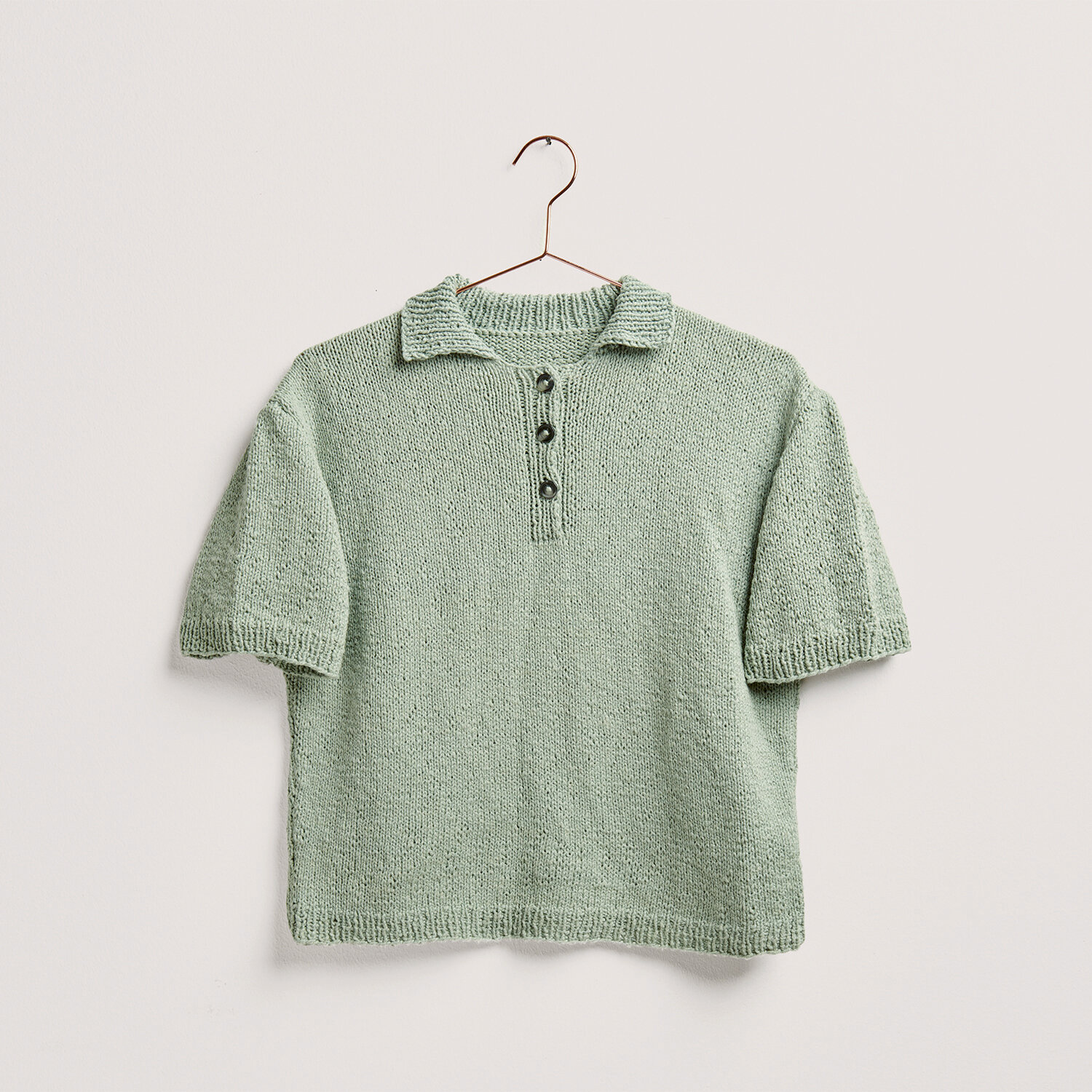 Strickanleitung Polo-Shirt aus Essentials Super Cotton dk von idee. Creativmarkt 