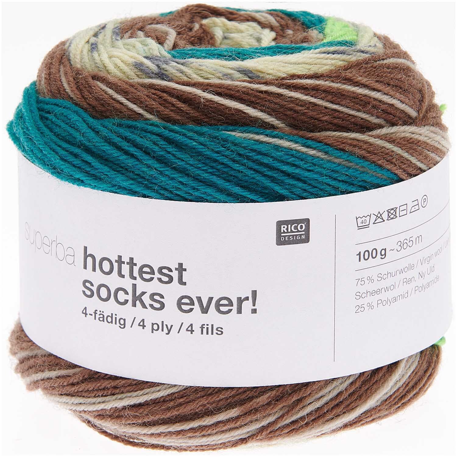 Superba Hottest Socks ever! 4fädig Superba Hottest Socks ever! 4fädig