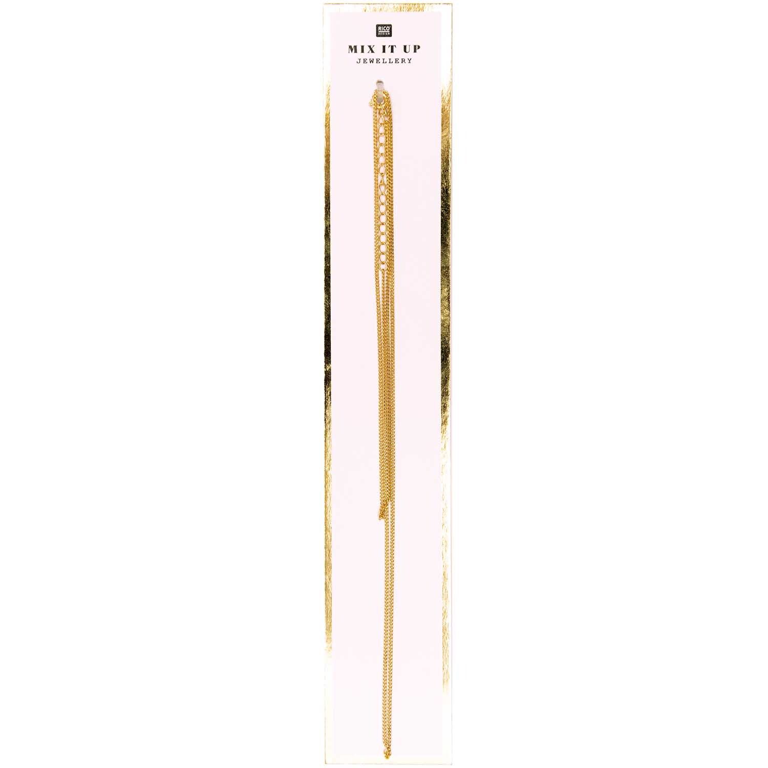 Mix it Up - Jewellery Gliederkette gold 65cm Mix it Up - Jewellery Gliederkette gold 65cm