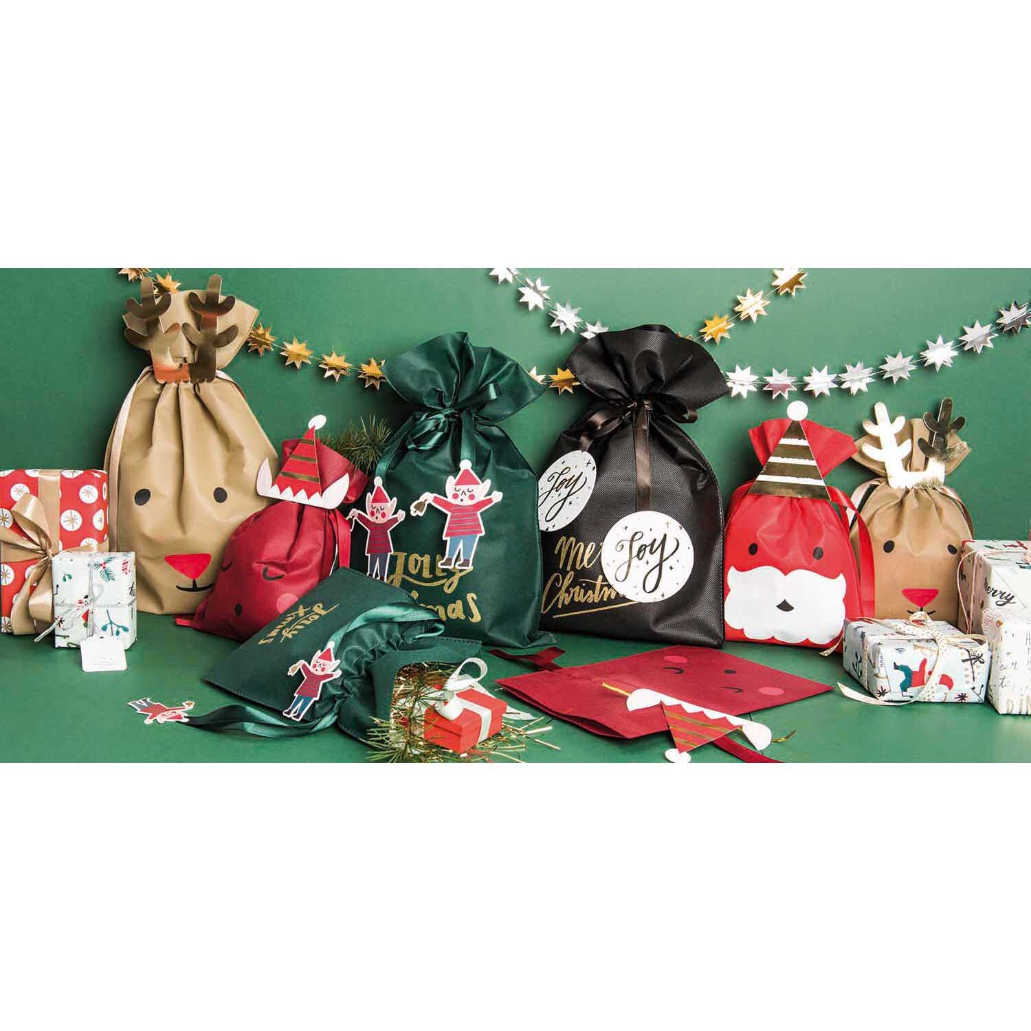 Paper Poetry Geschenktüte Nikolaus rot 30x45cm Paper Poetry Geschenktüte Nikolaus rot 30x45cm