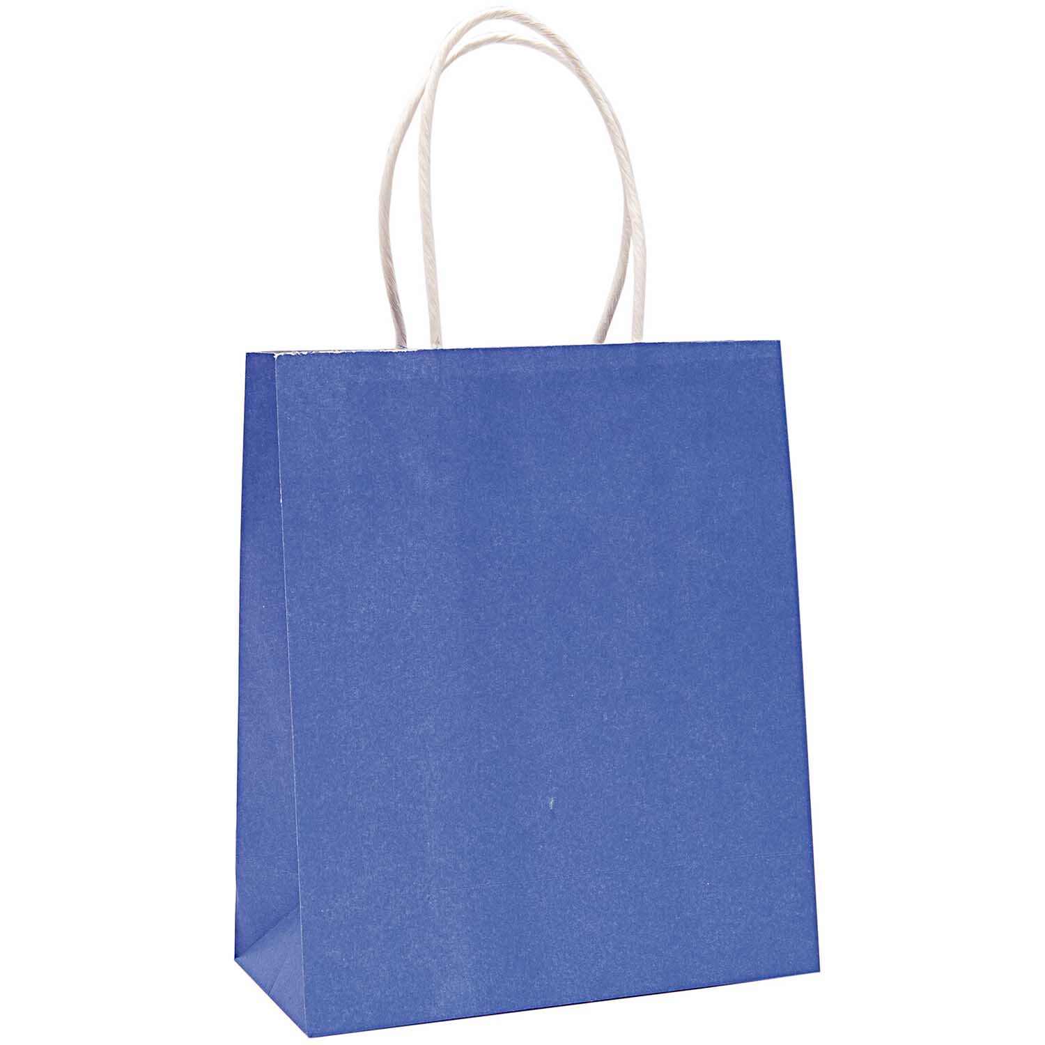 Papiertüte blau