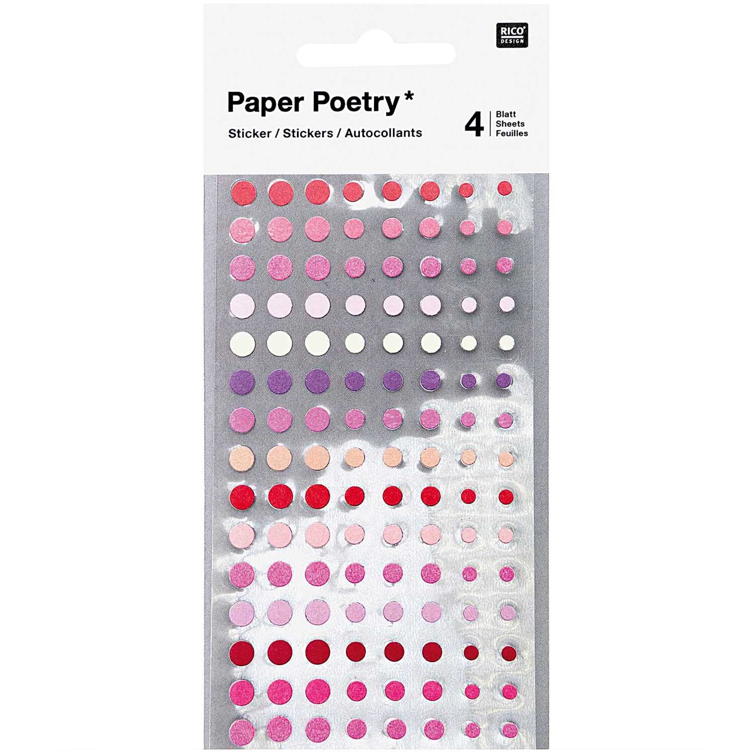 Paper Poetry Sticker Kreise 480 Stück Paper Poetry Sticker Kreise 480 Stück