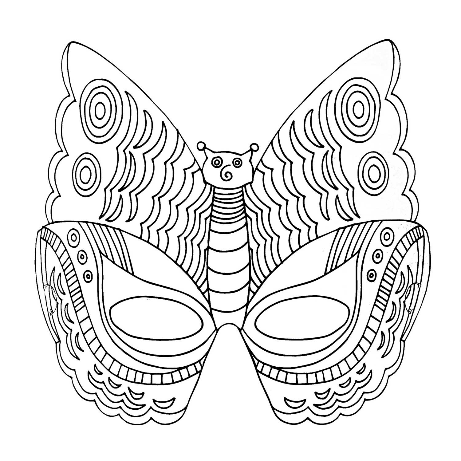 Paper Poetry Masken zum Ausmalen 6 Stück Paper Poetry Masken zum Ausmalen 6 Stück